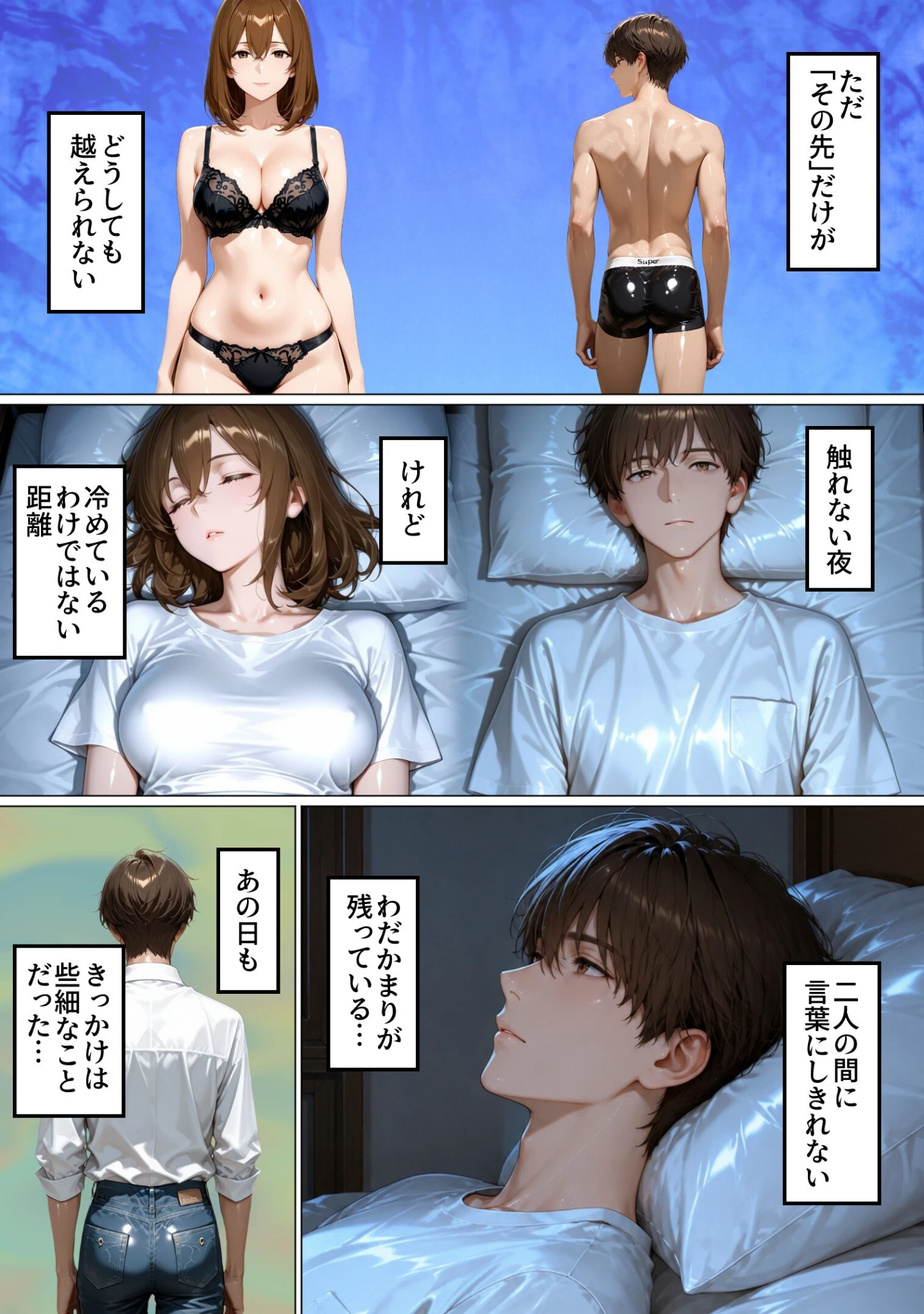 「性不感症の妻を治療してもらったらド淫乱になってしまった【白抜き修正版】」（まるざわ） 試し読み 7ページ目