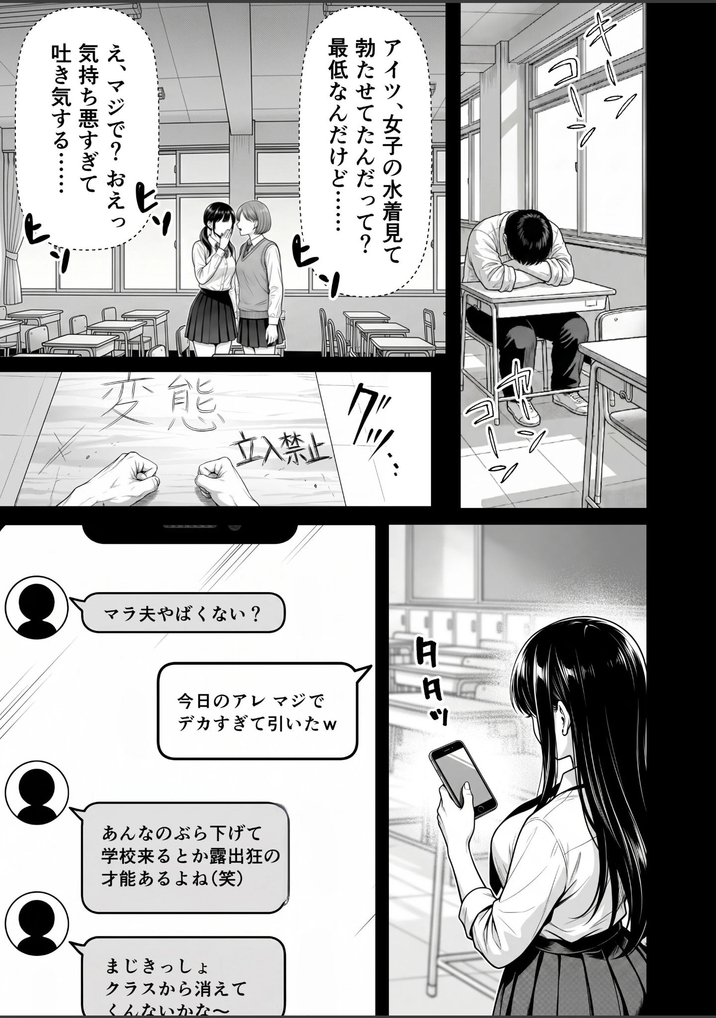 「種付け鬼ごっこ 〜イジメられっ子が仕掛けた最悪の復讐ゲーム〜【白抜き修正版】」（ぎょーざ） 試し読み 3ページ目