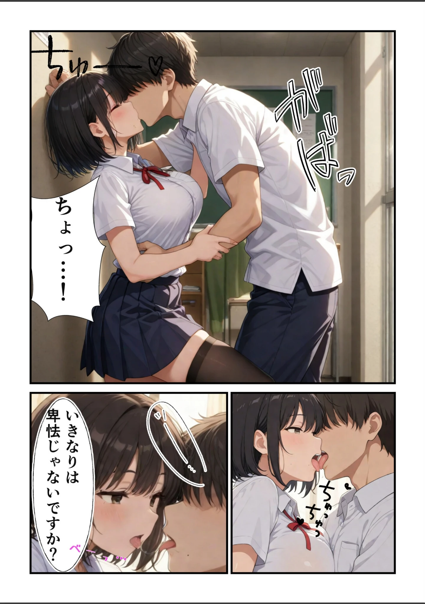 「俺の頼みを断れないクーデレ後輩とコスプレH三昧な話【白抜き修正版】（単話）」（ちんたらすこう） 試し読み 10ページ目