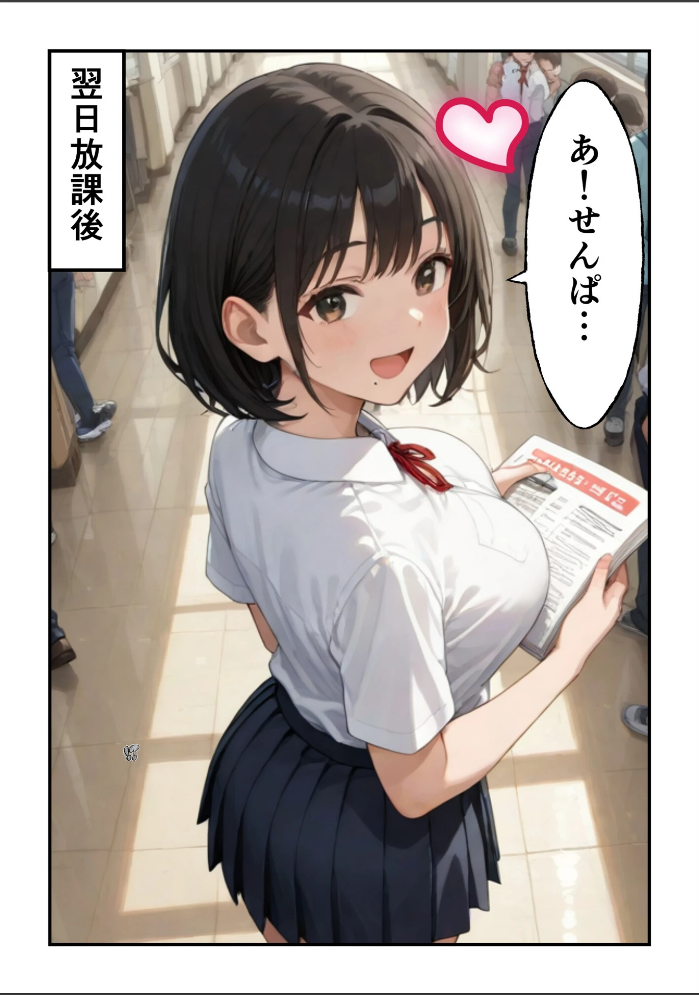 「俺の頼みを断れないクーデレ後輩とコスプレH三昧な話【白抜き修正版】（単話）」（ちんたらすこう） 試し読み 7ページ目