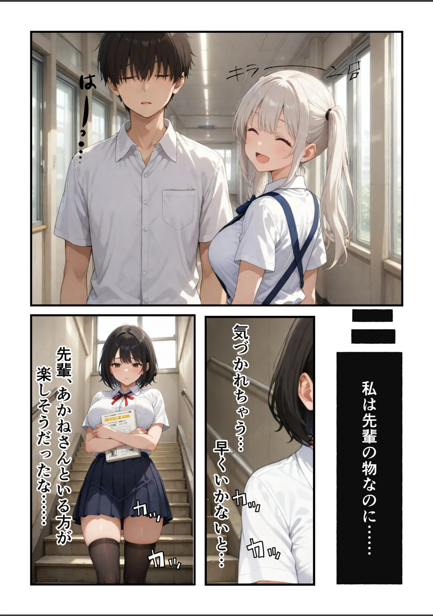 「俺の頼みを断れないクーデレ後輩とコスプレH三昧な話【白抜き修正版】（単話）」（ちんたらすこう） 試し読み 8ページ目