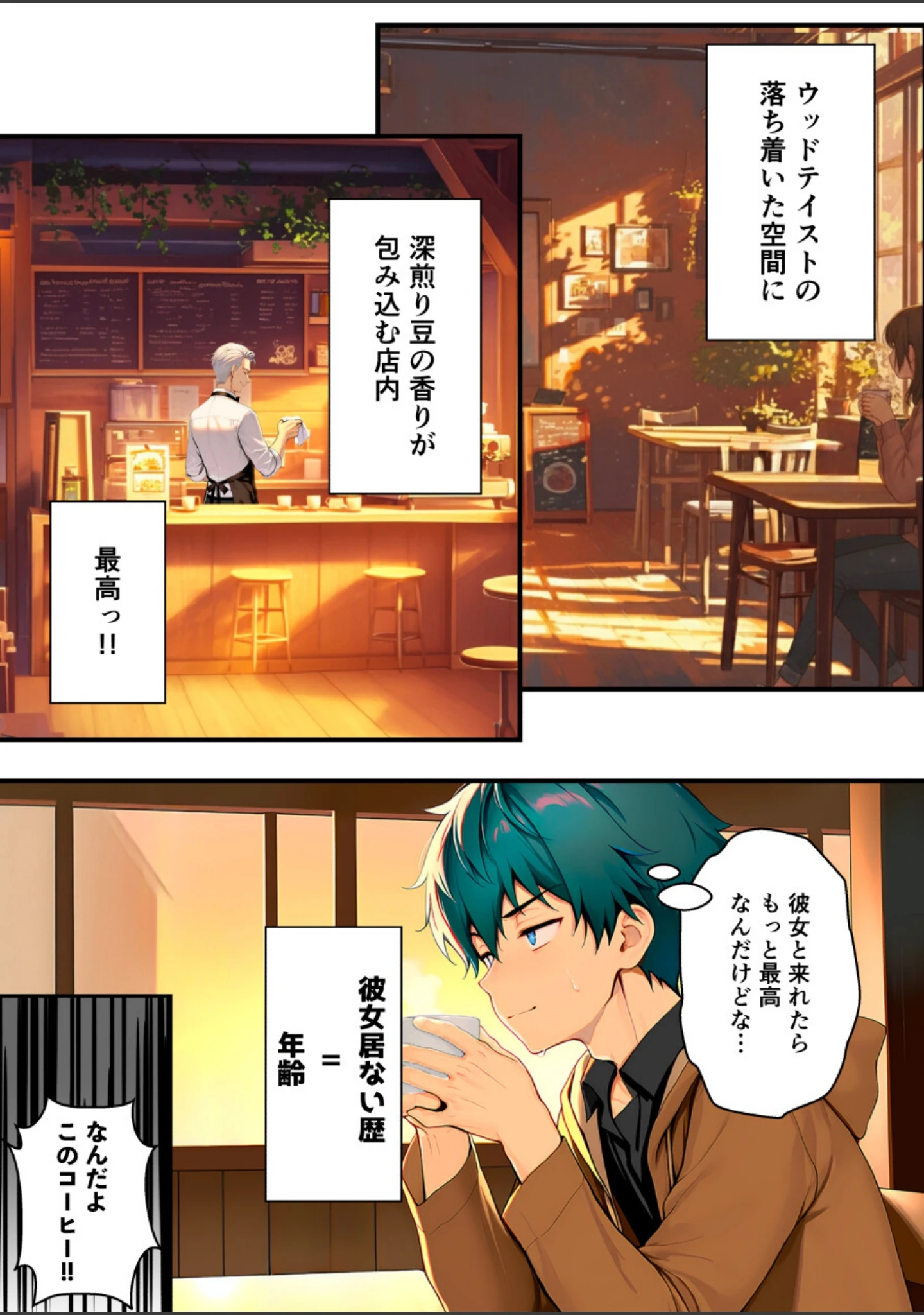 「目つきの悪いボーイッシュなTSカフェ店員さんはお願いしたら中出しセックスさせてくれる（チョロい）【白抜き修正版】」（悪魔ほろほろ） 試し読み 4ページ目