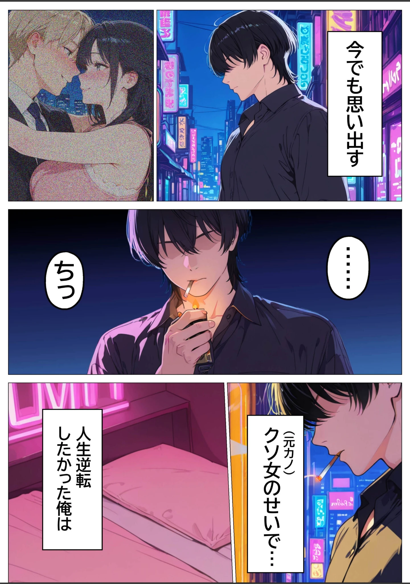 「浮気されて精神崩壊した俺が女風No.1になって元カノを寝取り復讐セックスで快楽堕ちさせた話【モザイク版】」（つきつき工房） 試し読み 11ページ目