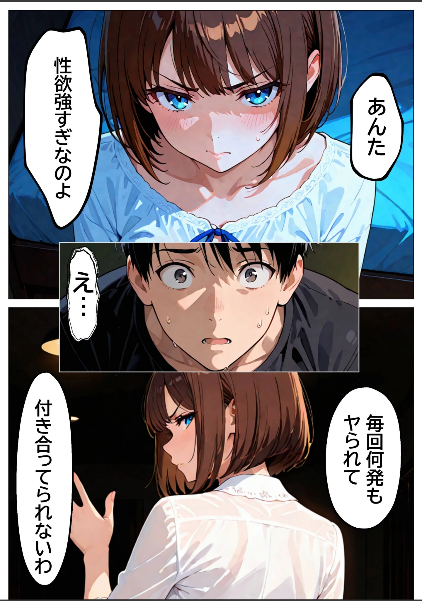 「雑魚まんこサキュバスの調教記録【モザイク版】」（つきつき工房） 試し読み 2ページ目