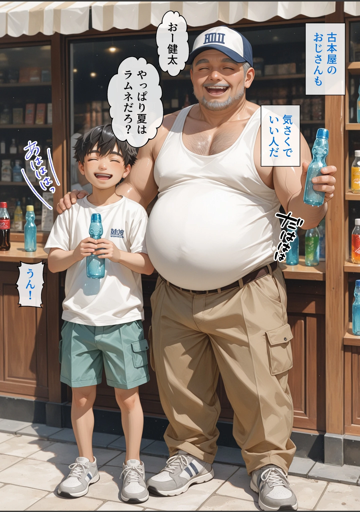 「僕の初恋が崩壊した衝撃の夏休み お姉さんの絶頂セックスを覗いてしまった僕【モザイク版】」（極彩色） 試し読み 5ページ目