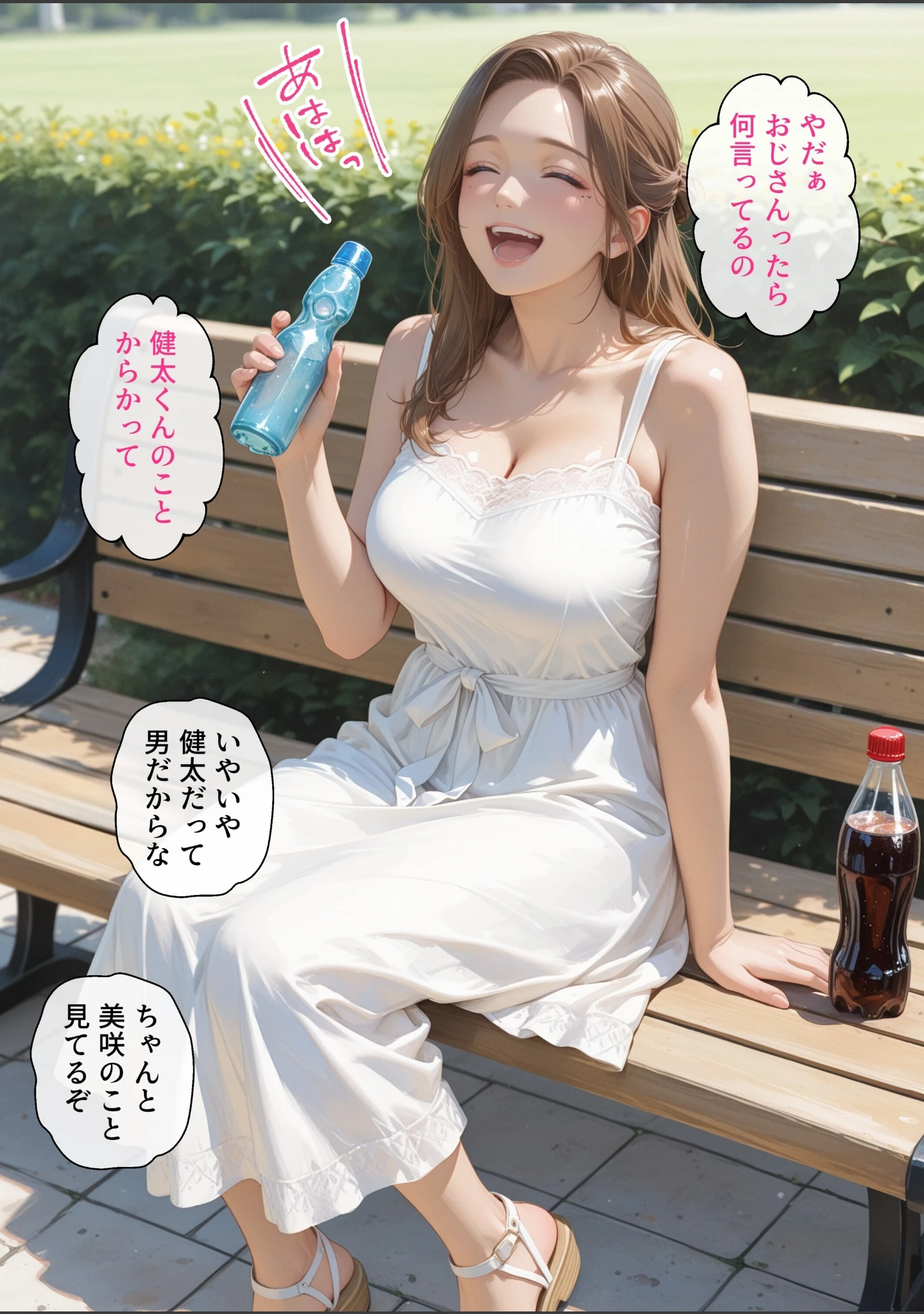 「僕の初恋が崩壊した衝撃の夏休み お姉さんの絶頂セックスを覗いてしまった僕【モザイク版】」（極彩色） 試し読み 9ページ目