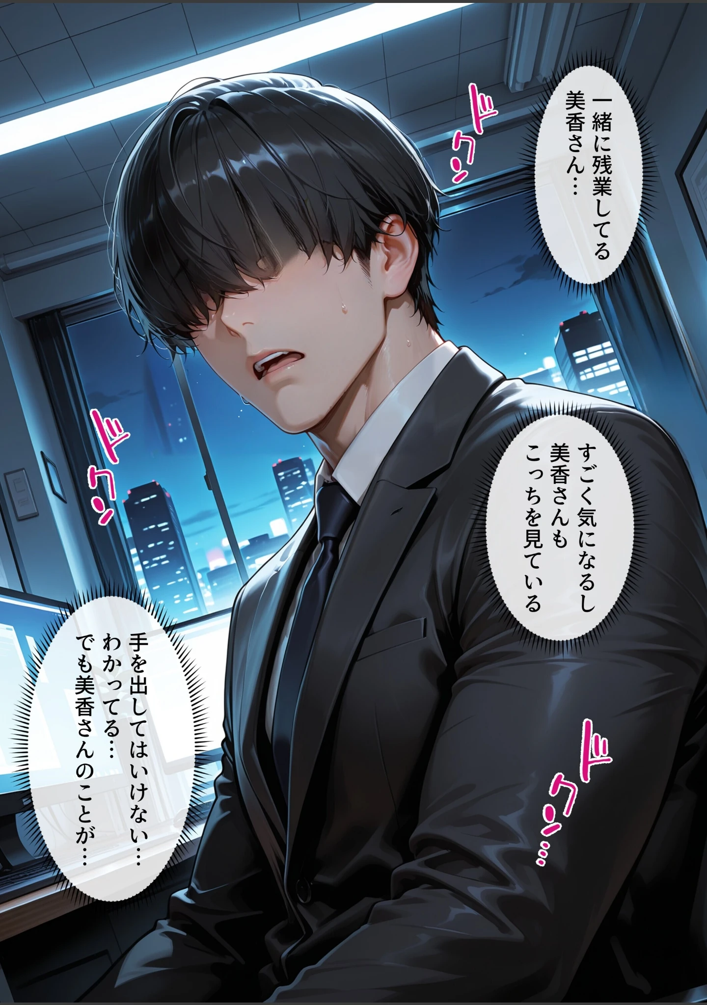 「オフィスの彼女1 倉庫で夫を裏切った欲求不満人妻【モザイク版】」（極彩色） 試し読み 2ページ目