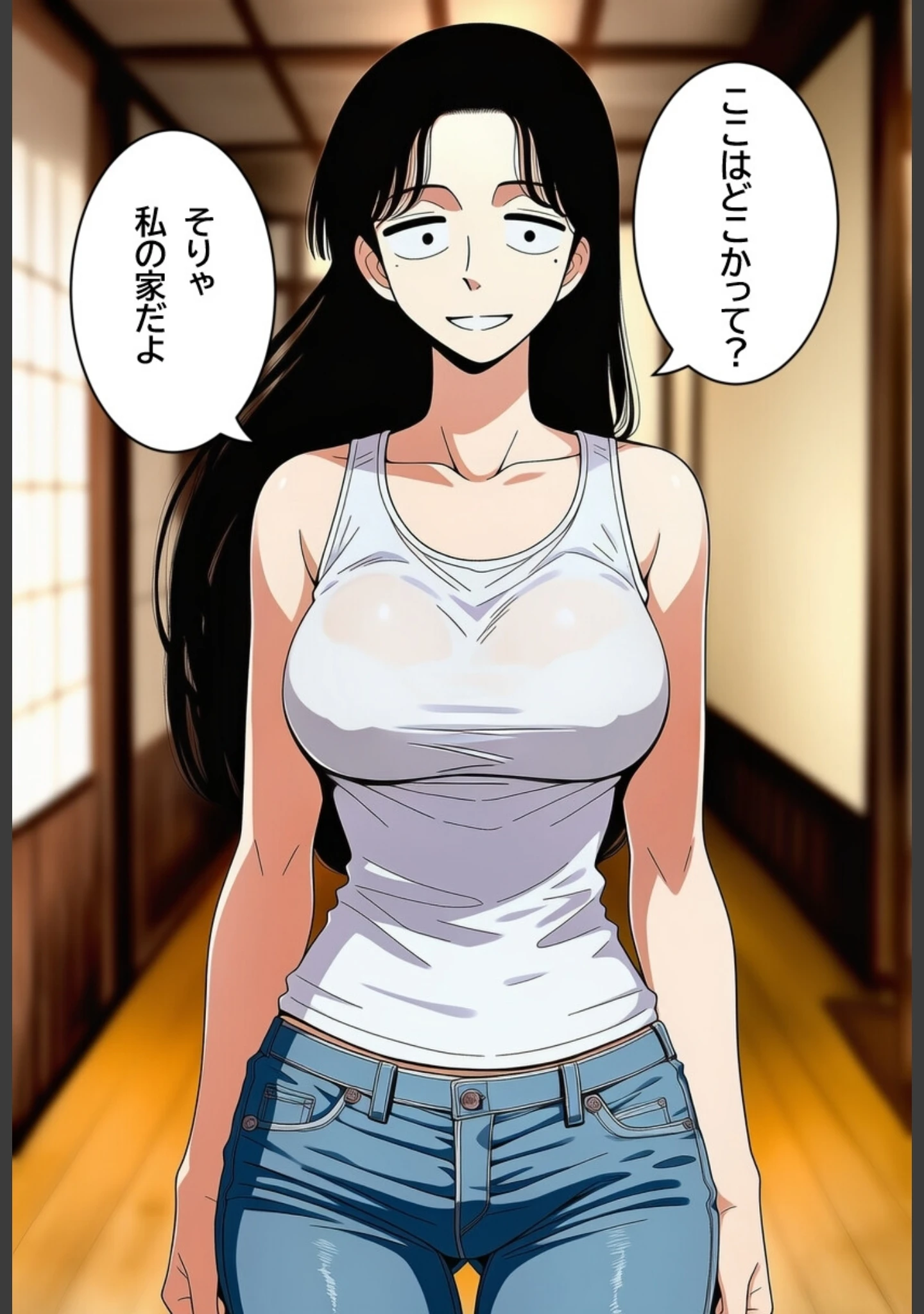 「僕のことを「少年」と呼ぶ近所のお姉さんに、無責任中出しして孕ませる。【モザイク版】（単話）」（ハラメウメ） 試し読み 4ページ目