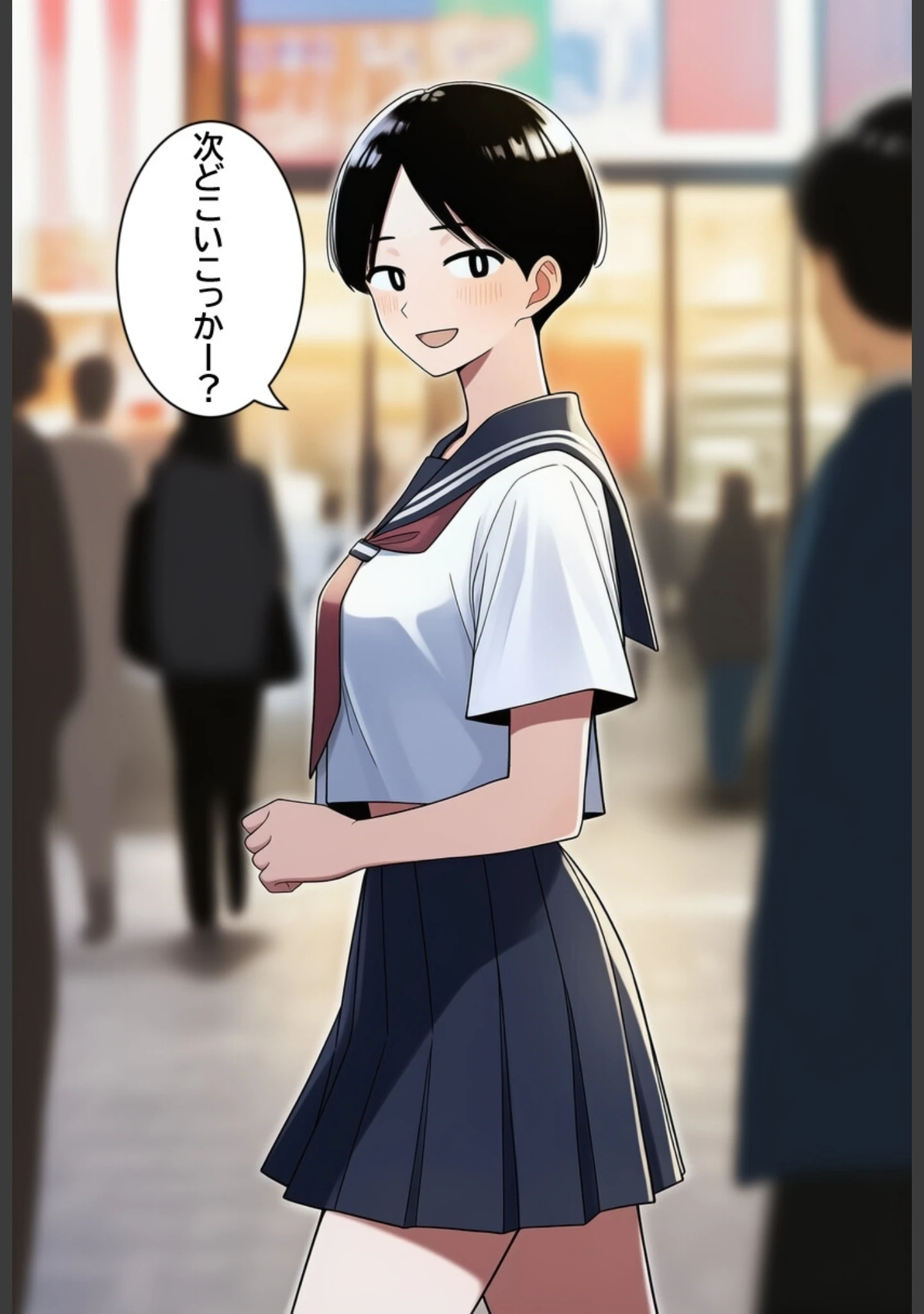 「バレー部のボクっ娘ボーイッシュ娘に無責任中出ししまくって孕ませるまで。【モザイク版】（単話）」（ハラメウメ） 試し読み 13ページ目