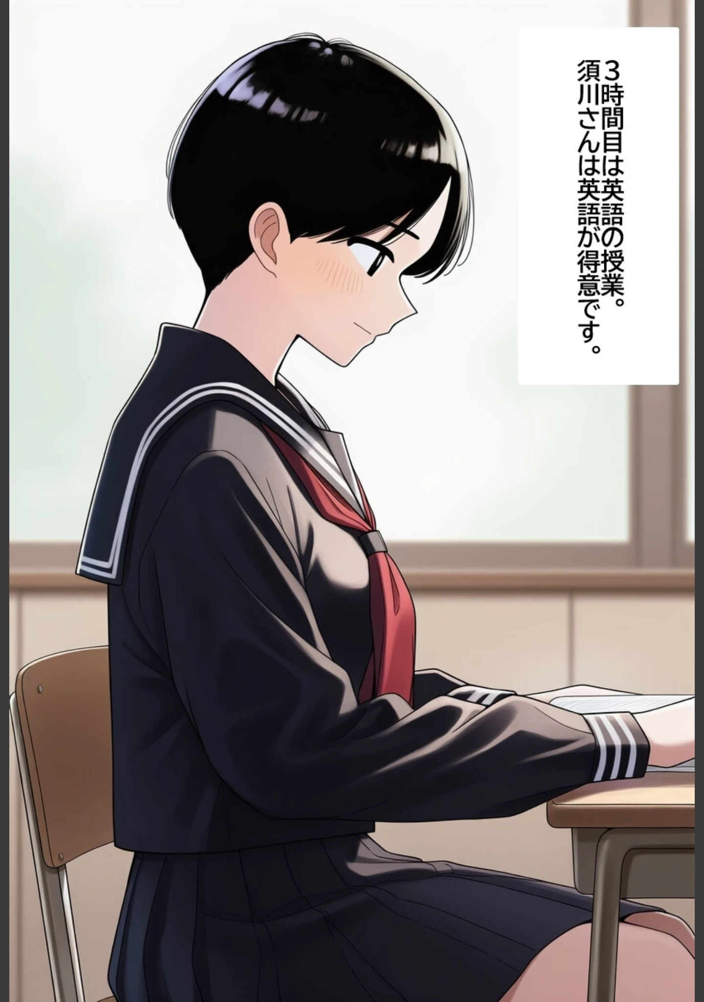「バレー部のボクっ娘ボーイッシュ娘に無責任中出ししまくって孕ませるまで。【モザイク版】（単話）」（ハラメウメ） 試し読み 3ページ目