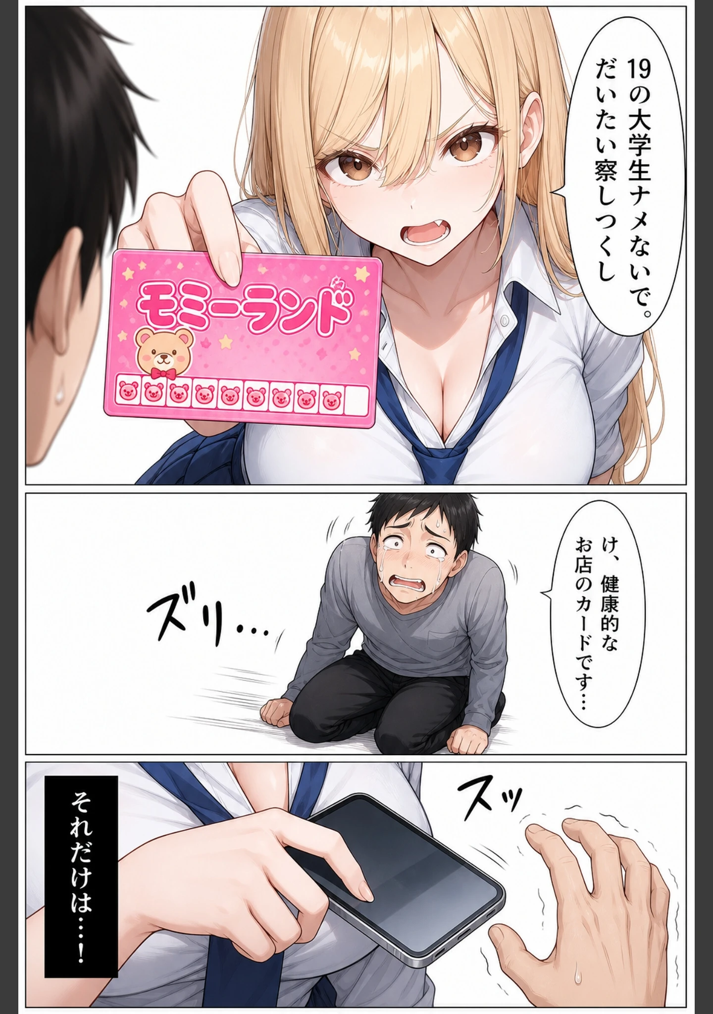 「彼女の妹に風俗通いがバレて、お仕置き搾精10回戦【モザイク版】」（かわいいラボ） 試し読み 8ページ目