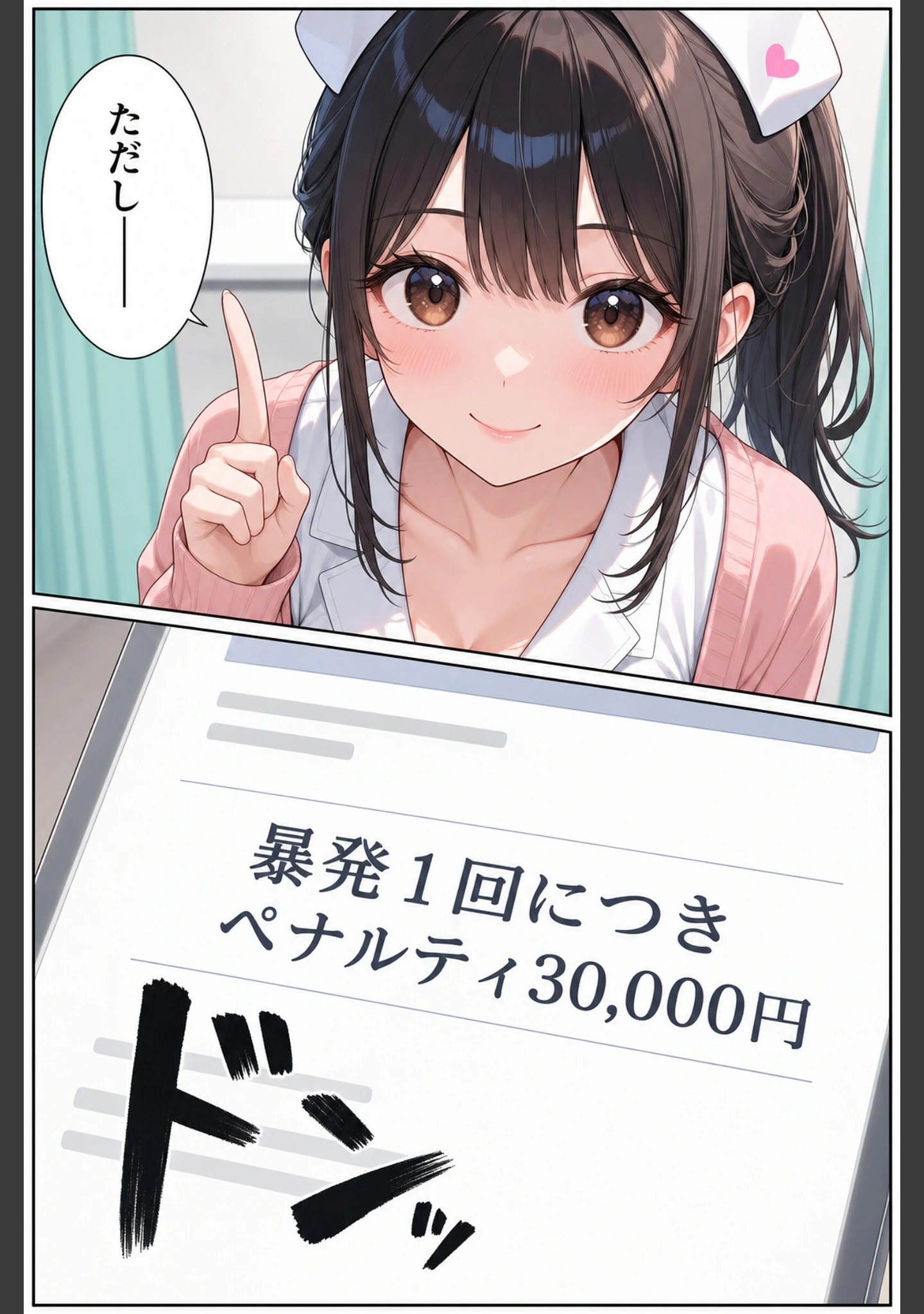 「早漏改善クリニック〜暴発1回3万円、完治すれば全額返金〜【モザイク版】」（かわいいラボ） 試し読み 14ページ目