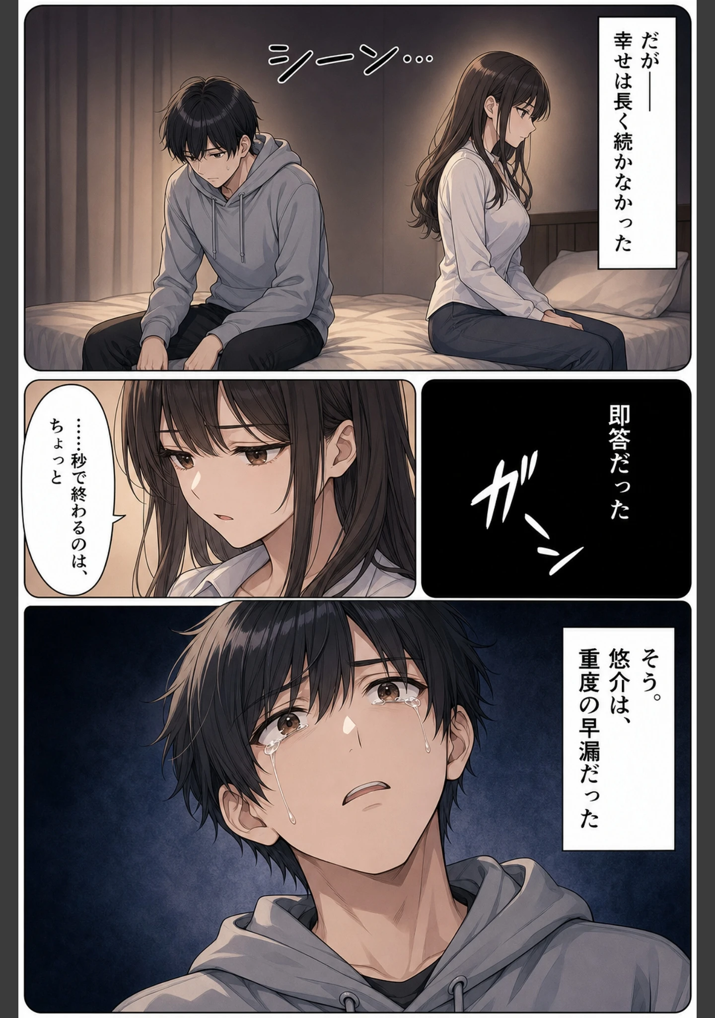 「早漏改善クリニック〜暴発1回3万円、完治すれば全額返金〜【モザイク版】」（かわいいラボ） 試し読み 3ページ目
