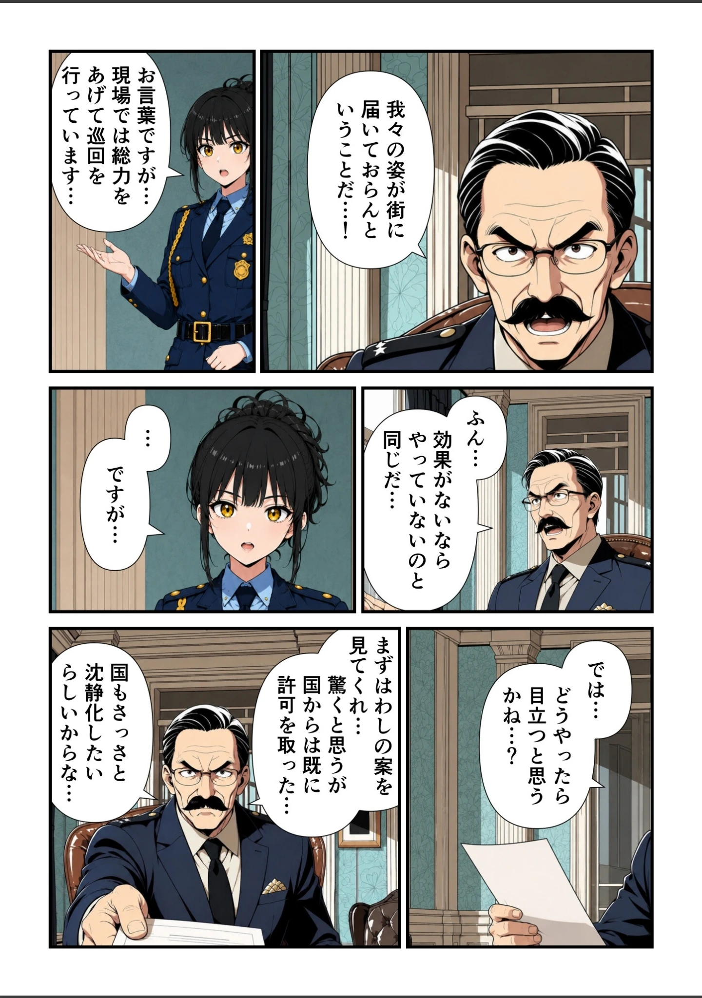 「特別全裸保安課【モザイク版】」（此処から） 試し読み 4ページ目