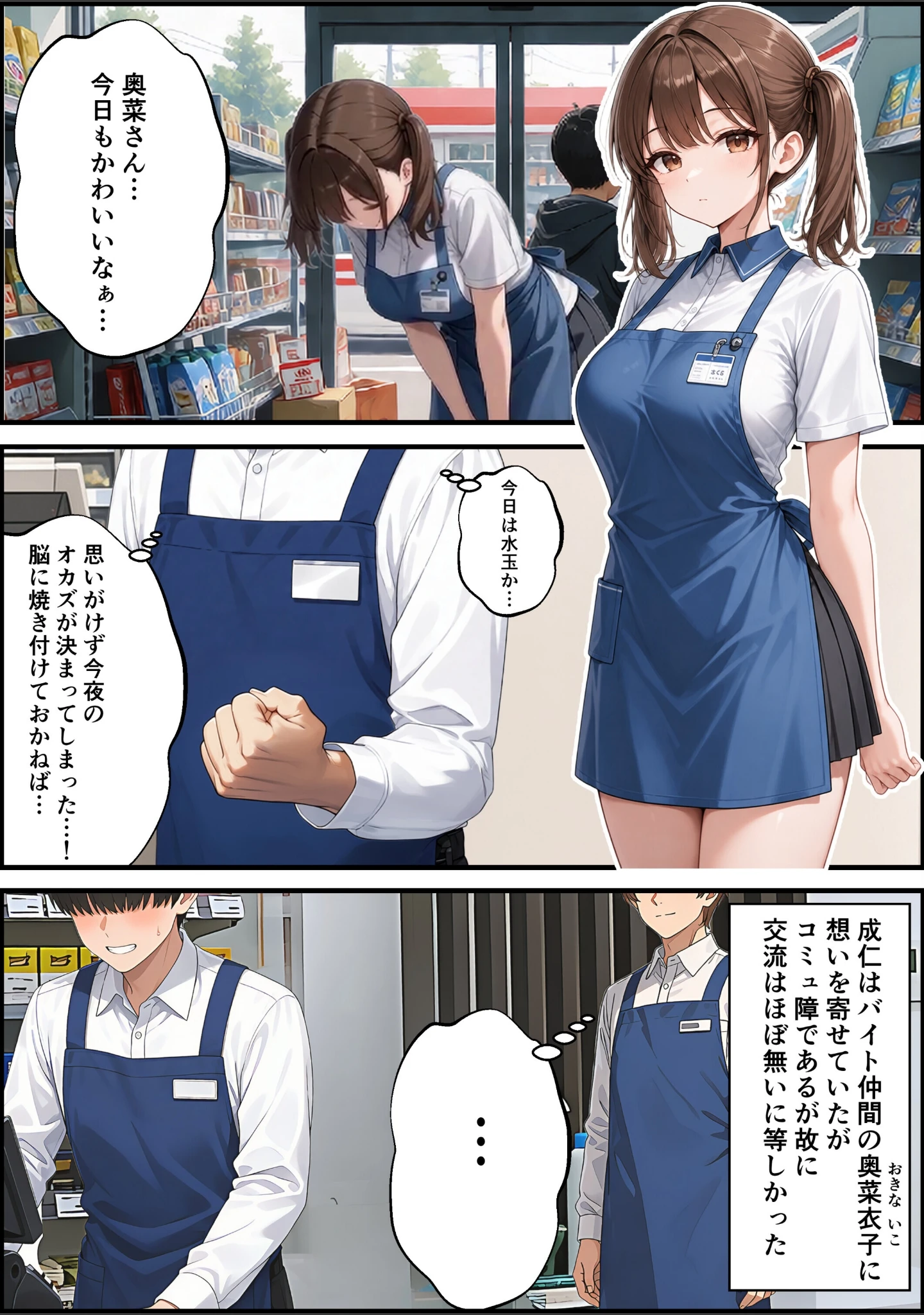 「寝たままデリ 〜コミュ障が置き配された女の子で童貞卒業するようです〜【モザイク版】（単話）」（A-GirlsGo） 試し読み 3ページ目