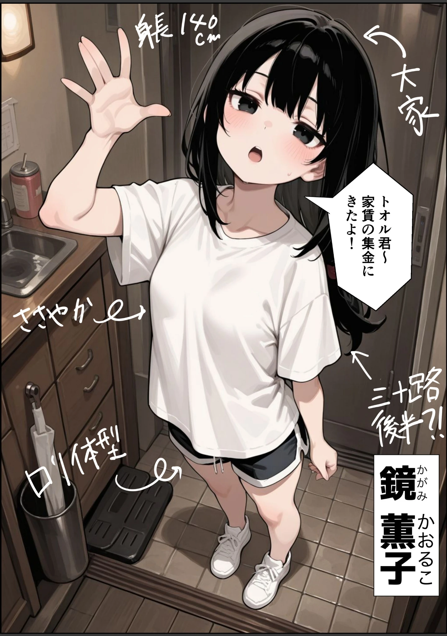 「○リBBA大家が家賃の代わりに俺のチンポを借りにくる【棒消し修正版】（単話）」（愛罠） 試し読み 2ページ目