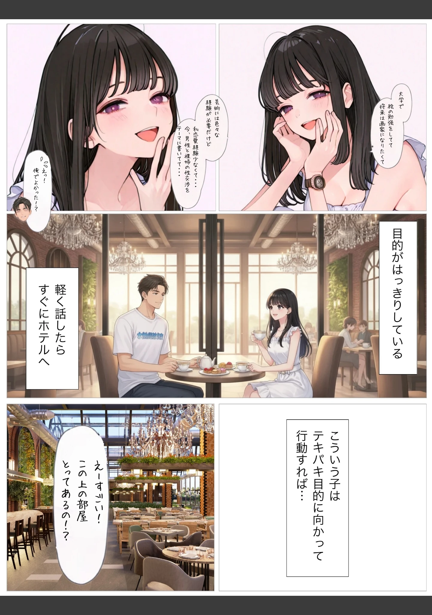 「SAS2「笹宮、驚異の性欲」 Sasamiya， amazing sexual desire【モザイク版】」（カワイイ法人SJMアニメ） 試し読み 9ページ目