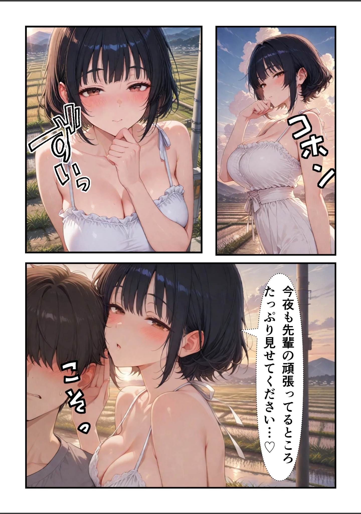 「俺だけの事が大大大好きなクーデレ後輩ー幸せな日々編ー【白抜き修正版】（単話）」（ちんたらすこう） 試し読み 8ページ目