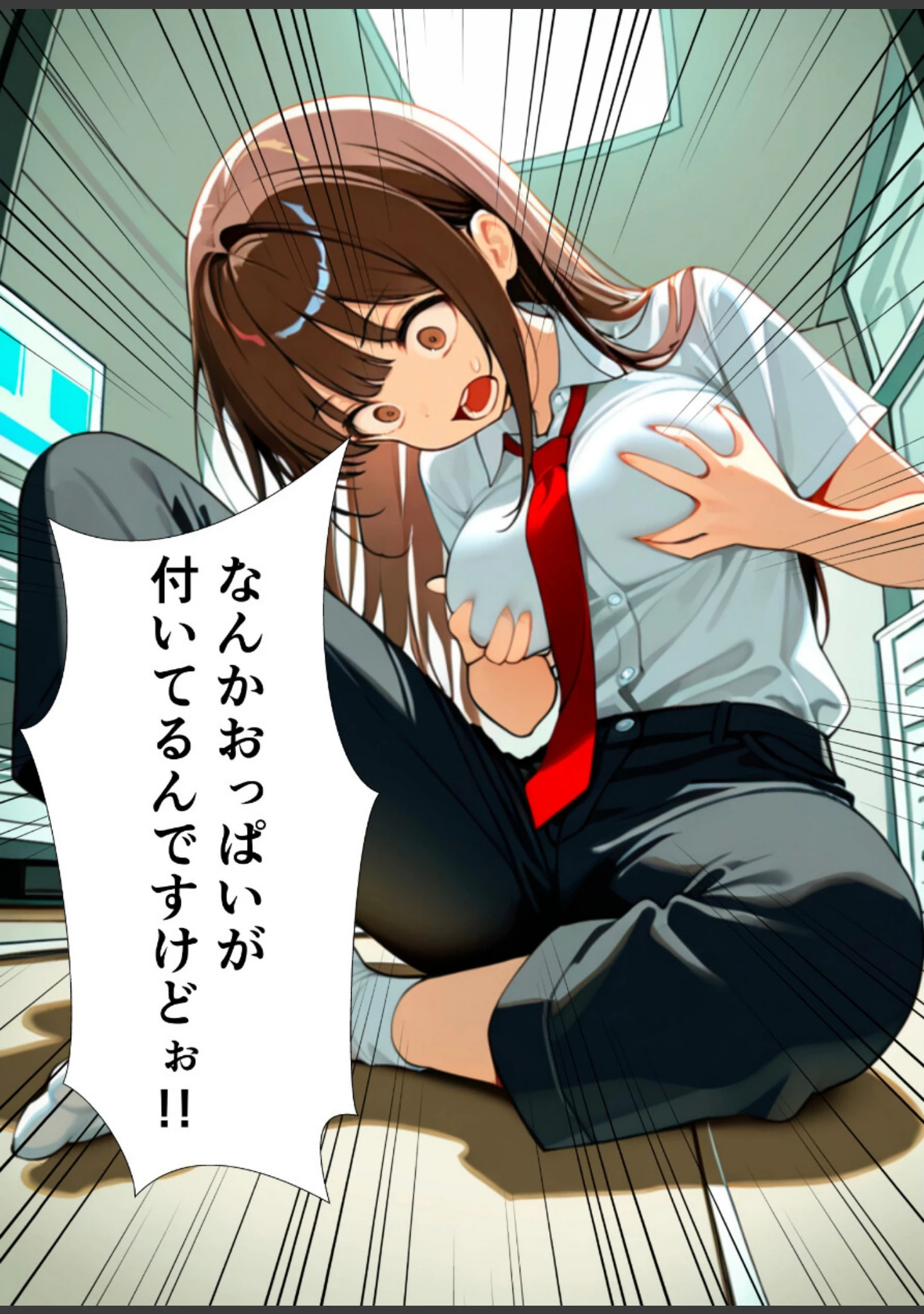 「女体化したので大好きだった親友を寝取った話【白抜き修正版】」（悪魔ほろほろ） 試し読み 8ページ目
