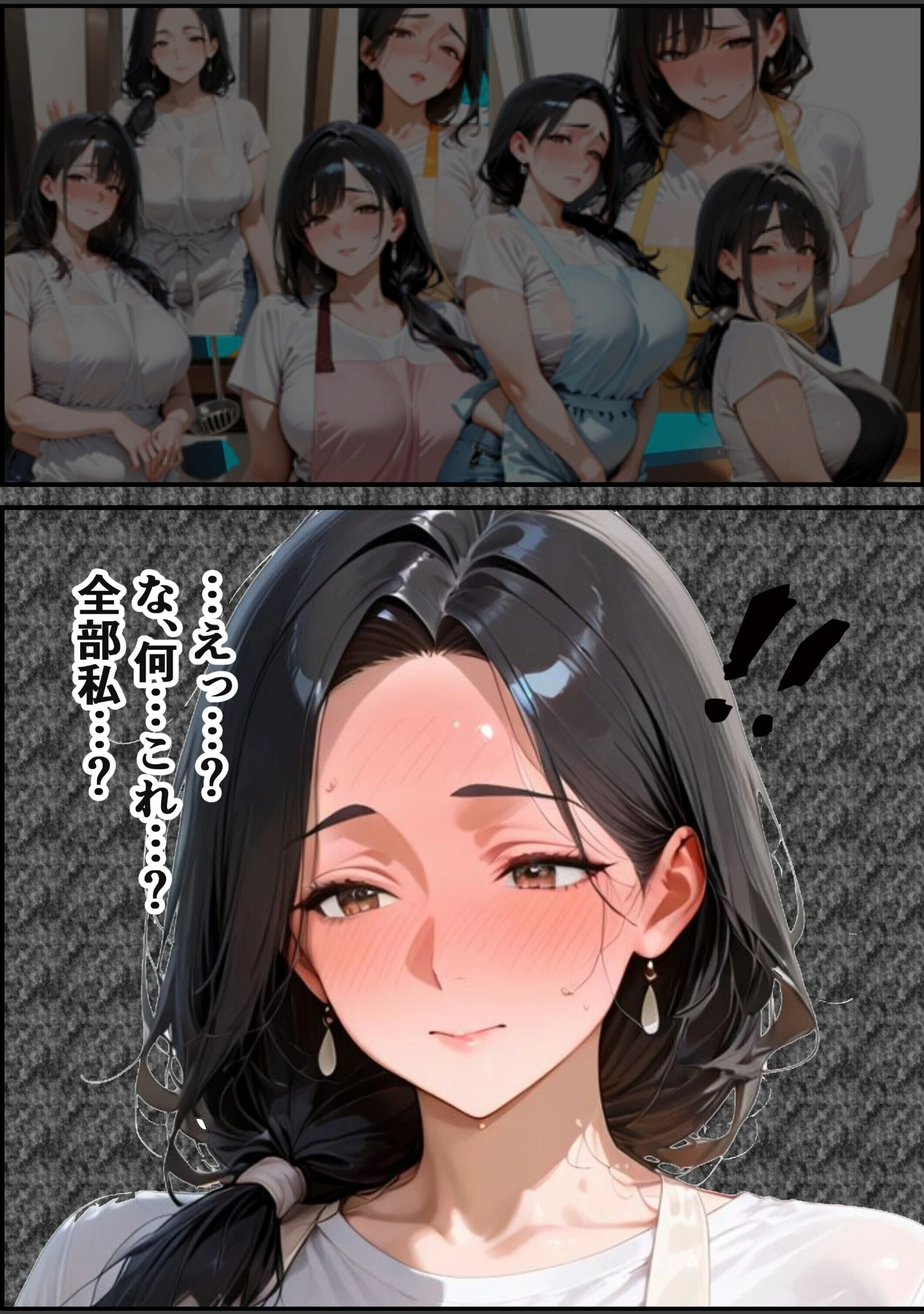 「家政婦の人妻〜旦那との通話中に背徳の不倫に溺れる【白抜き修正版】（単話）」（むちプリギャル舎） 試し読み 10ページ目