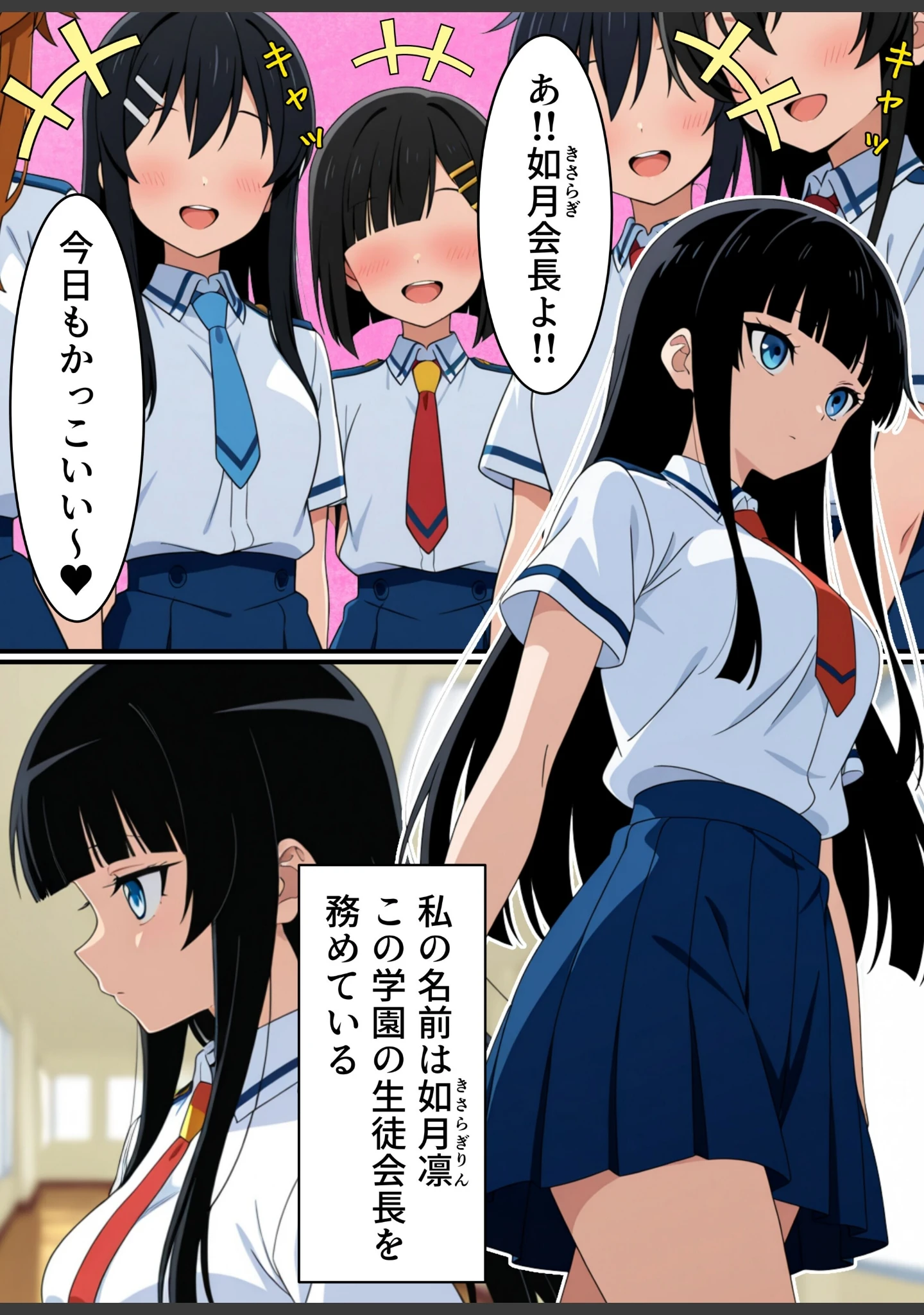 「寄生チ〇ポを感染（うつ）されたので後輩と友達をペットにする【白抜き修正版】（単話）」（浴衣のしのぎ） 試し読み 2ページ目