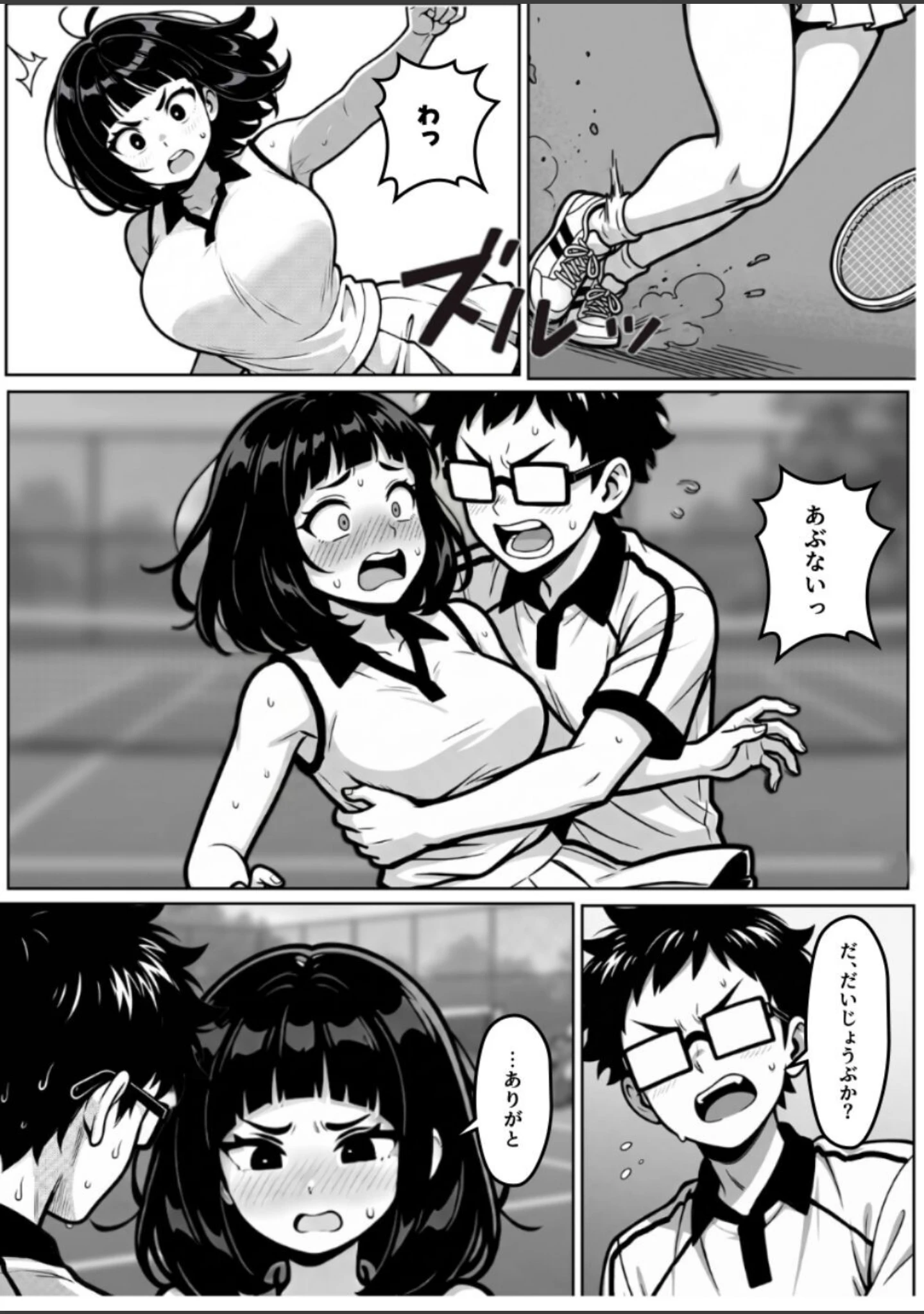 「本能に狂わされるわからせ特訓:最悪の相性だった僕たちが、夜のラリーで無敵のペアになるまで【白抜き修正版】」（ぶい） 試し読み 8ページ目