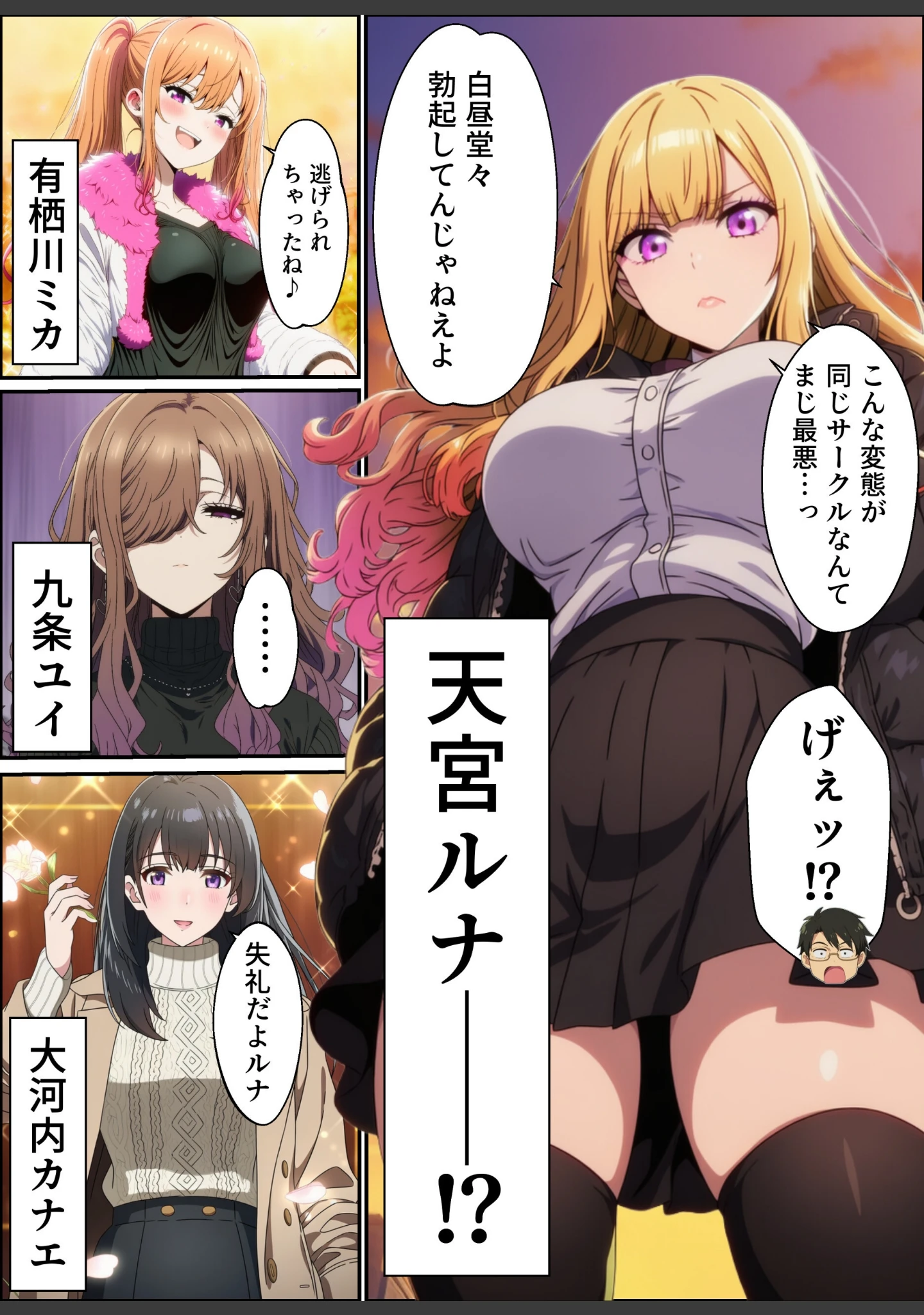 「敏感体質なツンデレ金髪ギャルとセックスしたお話【白抜き修正版】」（くすぐり同人案内所） 試し読み 7ページ目