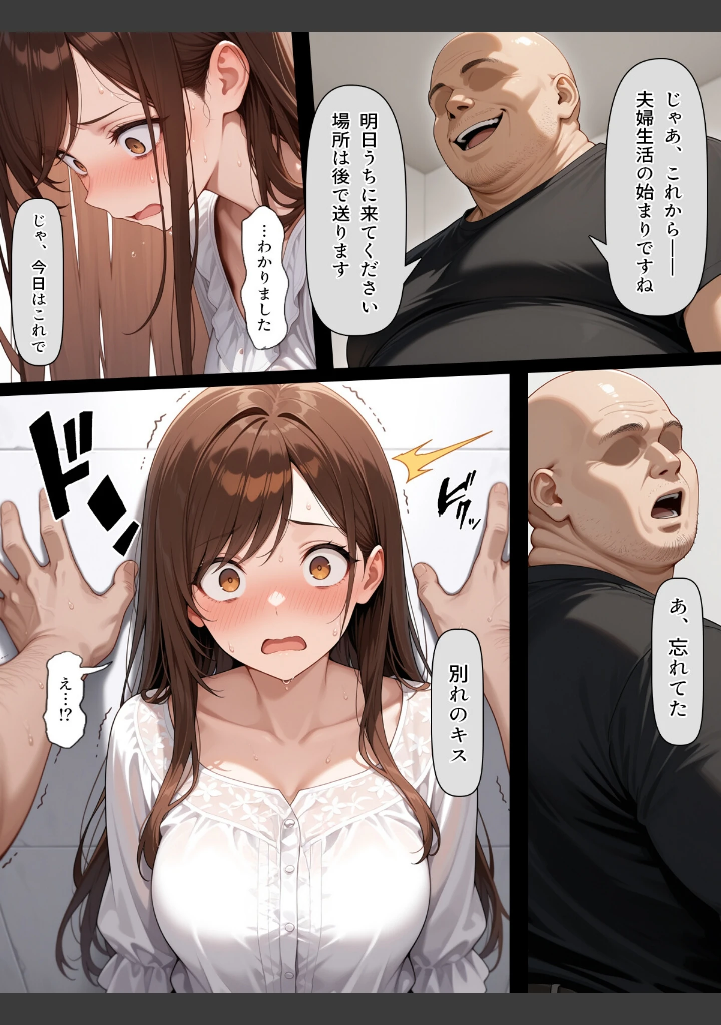 「疑似夫婦生活で演技指導 -これは演技、演技のはず――だよね？-【白抜き修正版】」（こっとろん） 試し読み 7ページ目
