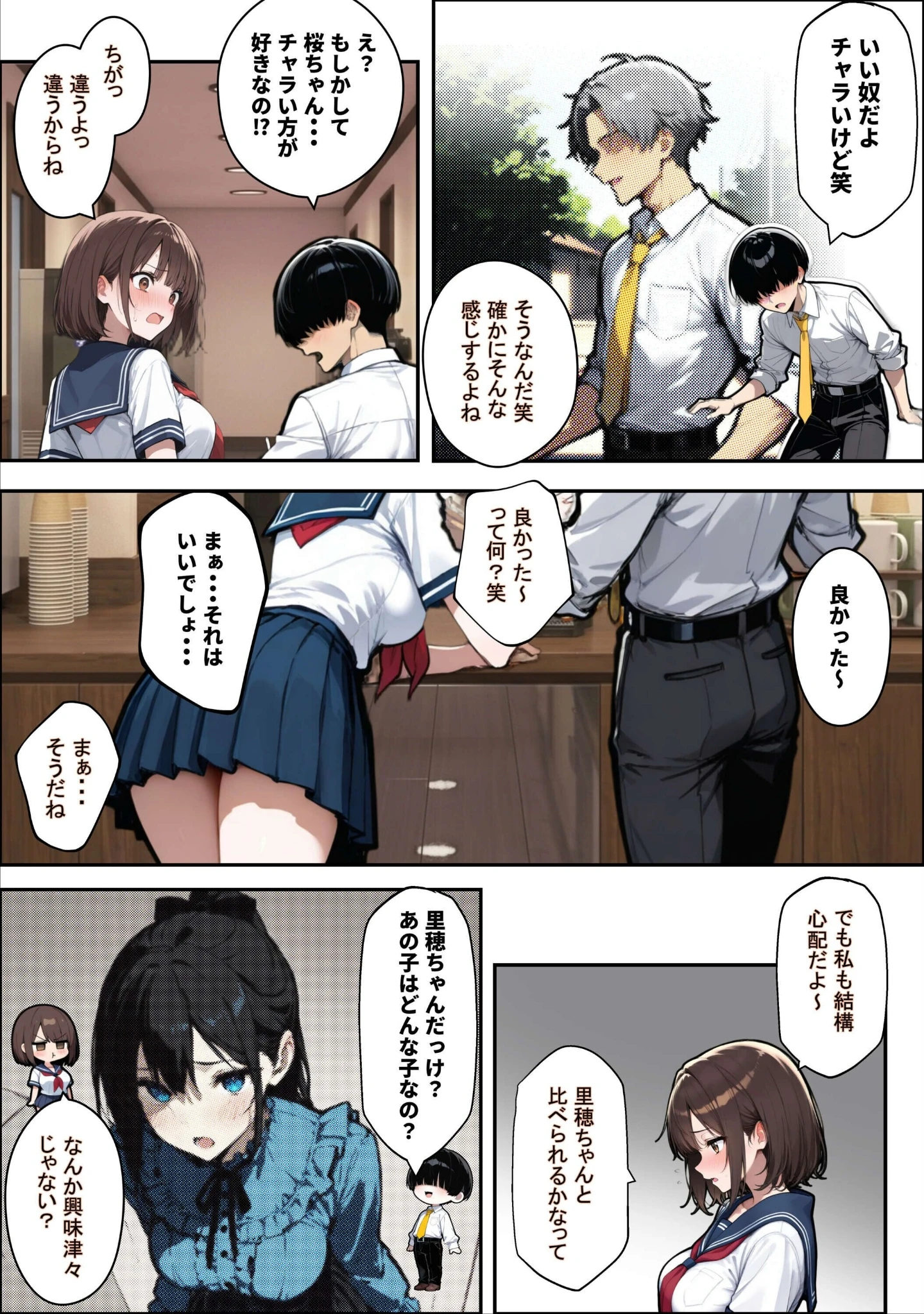 「他校で噂のヤリマンちゃんに友達もいるのに、カラオケでマ〇コを貸してもらった件【白抜き修正版】（単話）」（ロマンガールズ） 試し読み 11ページ目