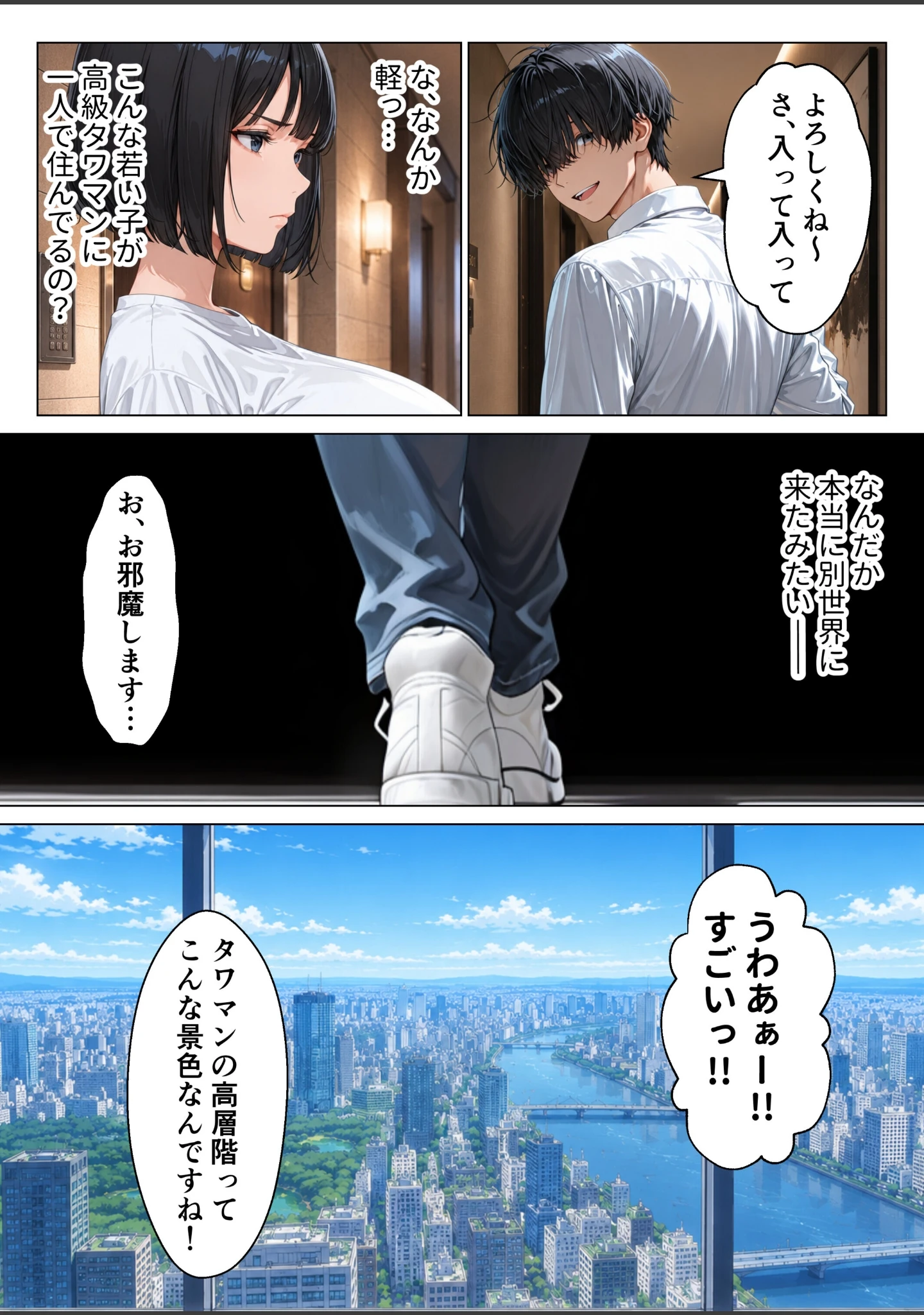 「家事代行のパート主婦が金で買えたので熟れた肉体を開発して俺専用中出し肉便器にした話【モザイク版】」（りんごパイ） 試し読み 9ページ目