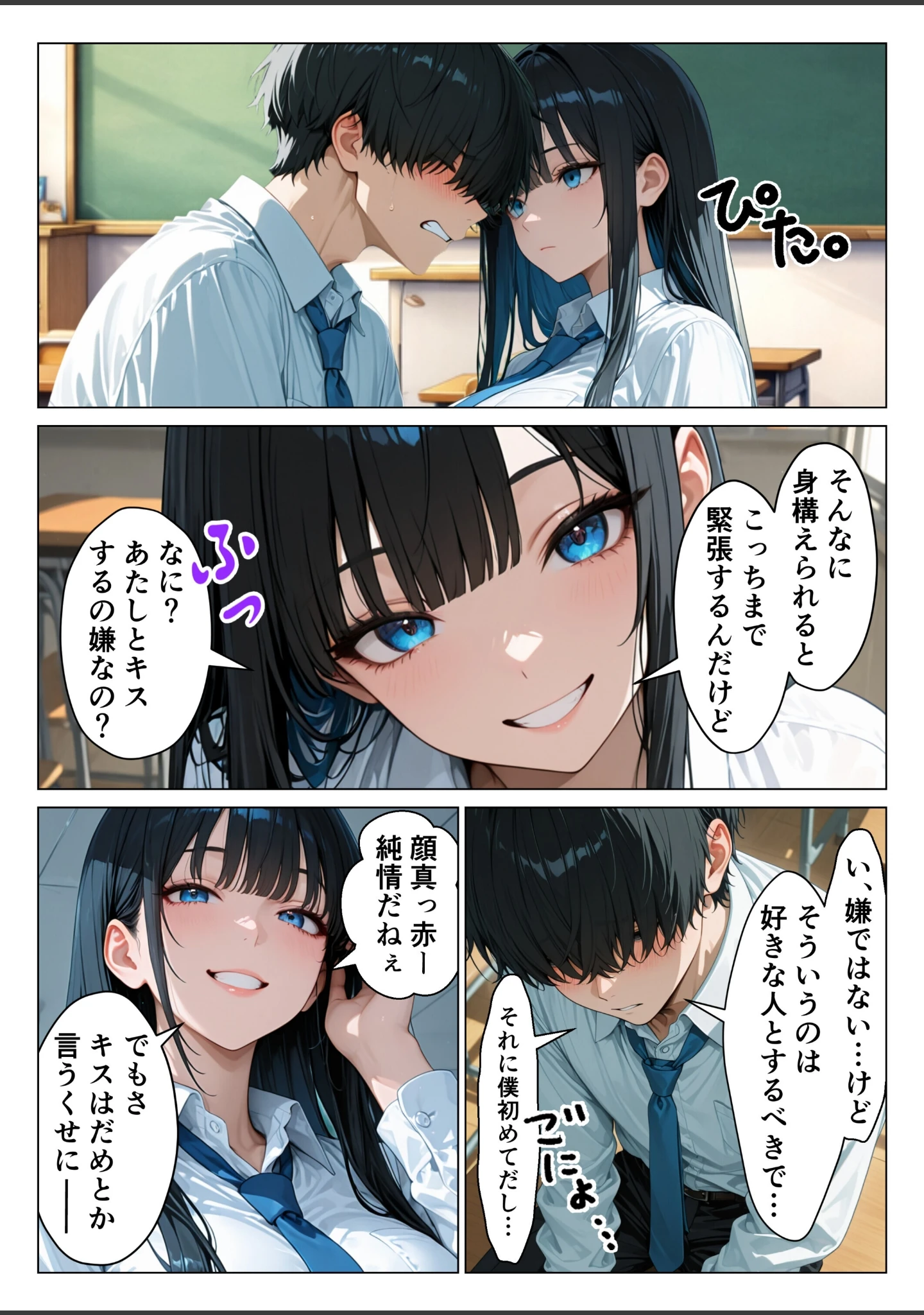 「クールギャルにデカチン貸したら性欲むき出し本気セックスに発展した話【モザイク版】」（りんごパイ） 試し読み 12ページ目