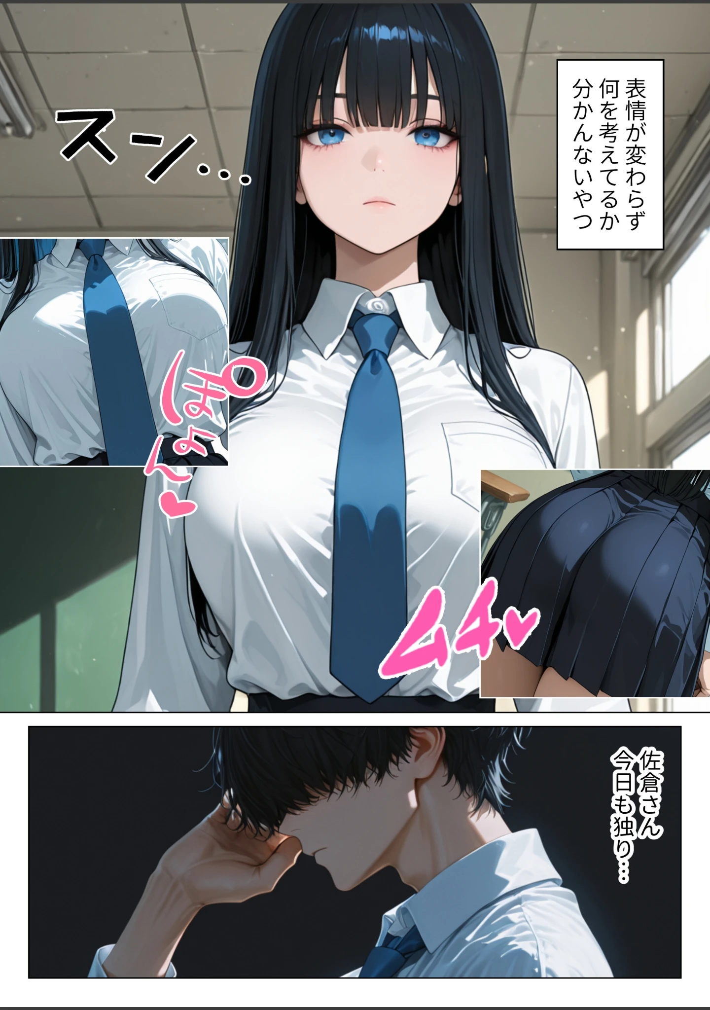 「クールギャルにデカチン貸したら性欲むき出し本気セックスに発展した話【モザイク版】」（りんごパイ） 試し読み 3ページ目