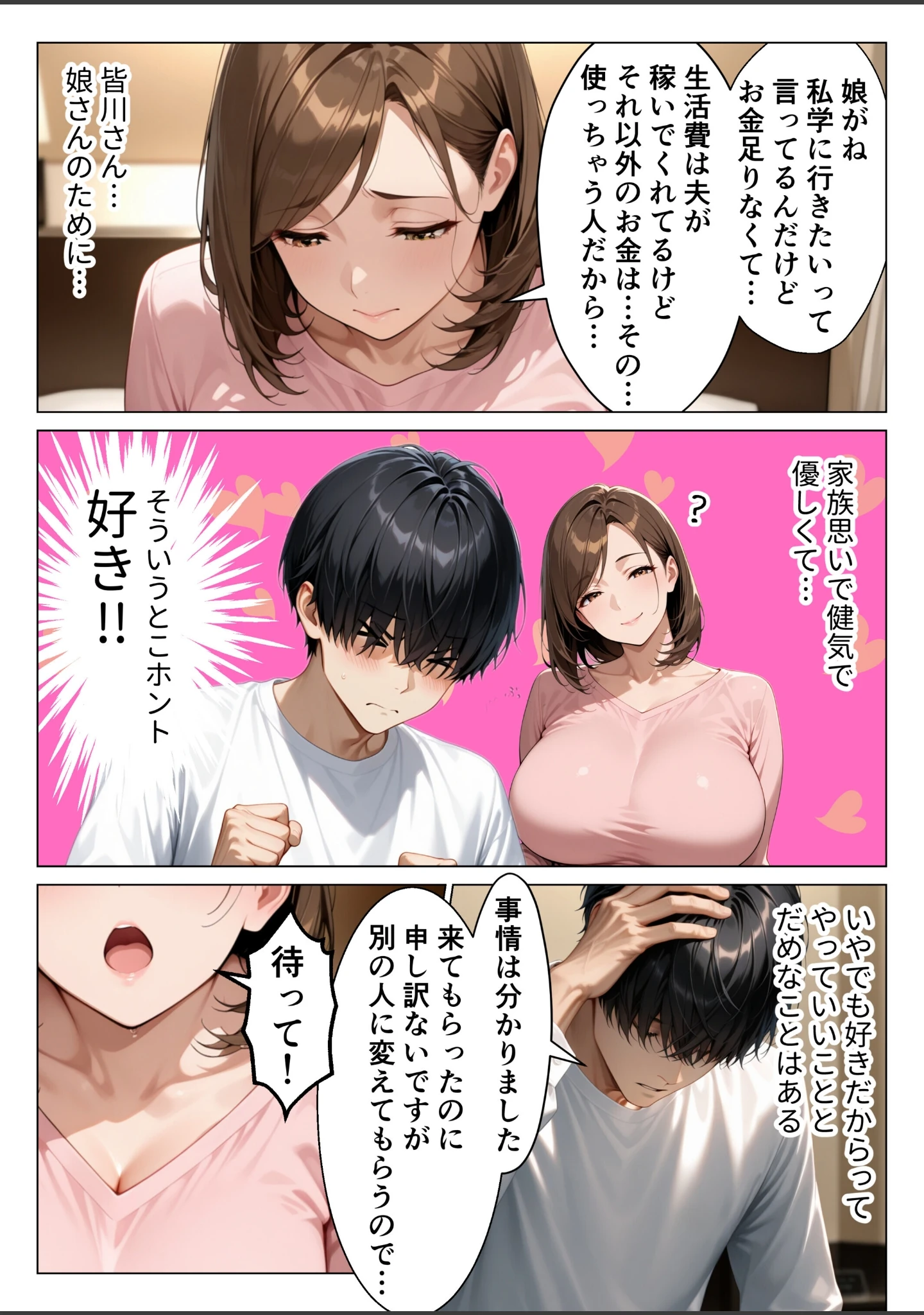 「デリヘル呼んだら隣家の人妻口止め料として無制限でまんこ貸してくれた話【モザイク版】」（りんごパイ） 試し読み 12ページ目