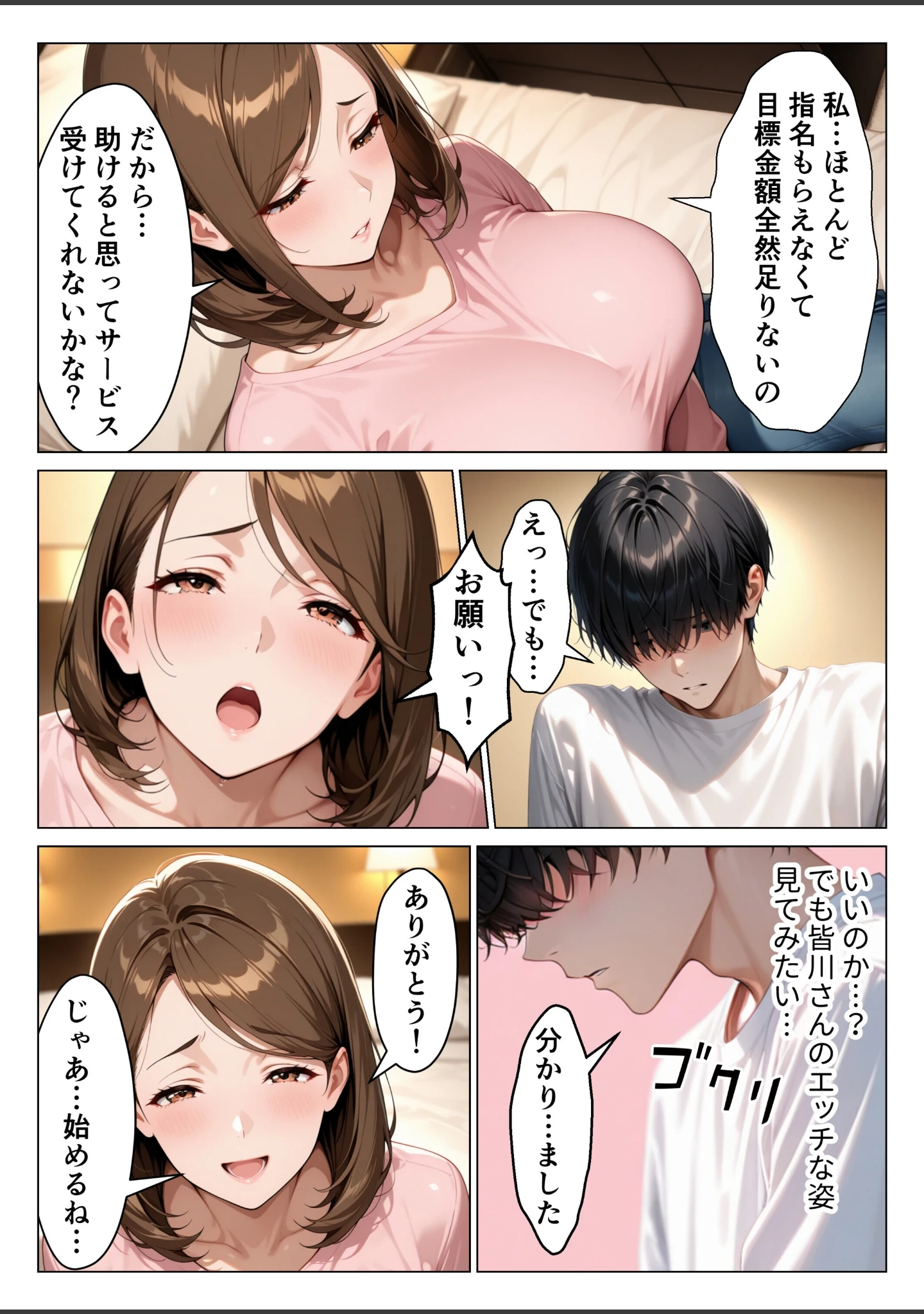 「デリヘル呼んだら隣家の人妻口止め料として無制限でまんこ貸してくれた話【モザイク版】」（りんごパイ） 試し読み 13ページ目