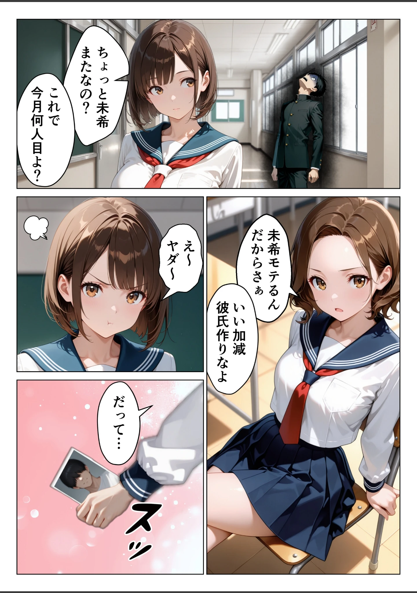 「俺のことが大好きな爆乳妹と生ハメしたら中出しあまあまセックスに発展した話【モザイク版】」（りんごパイ） 試し読み 2ページ目