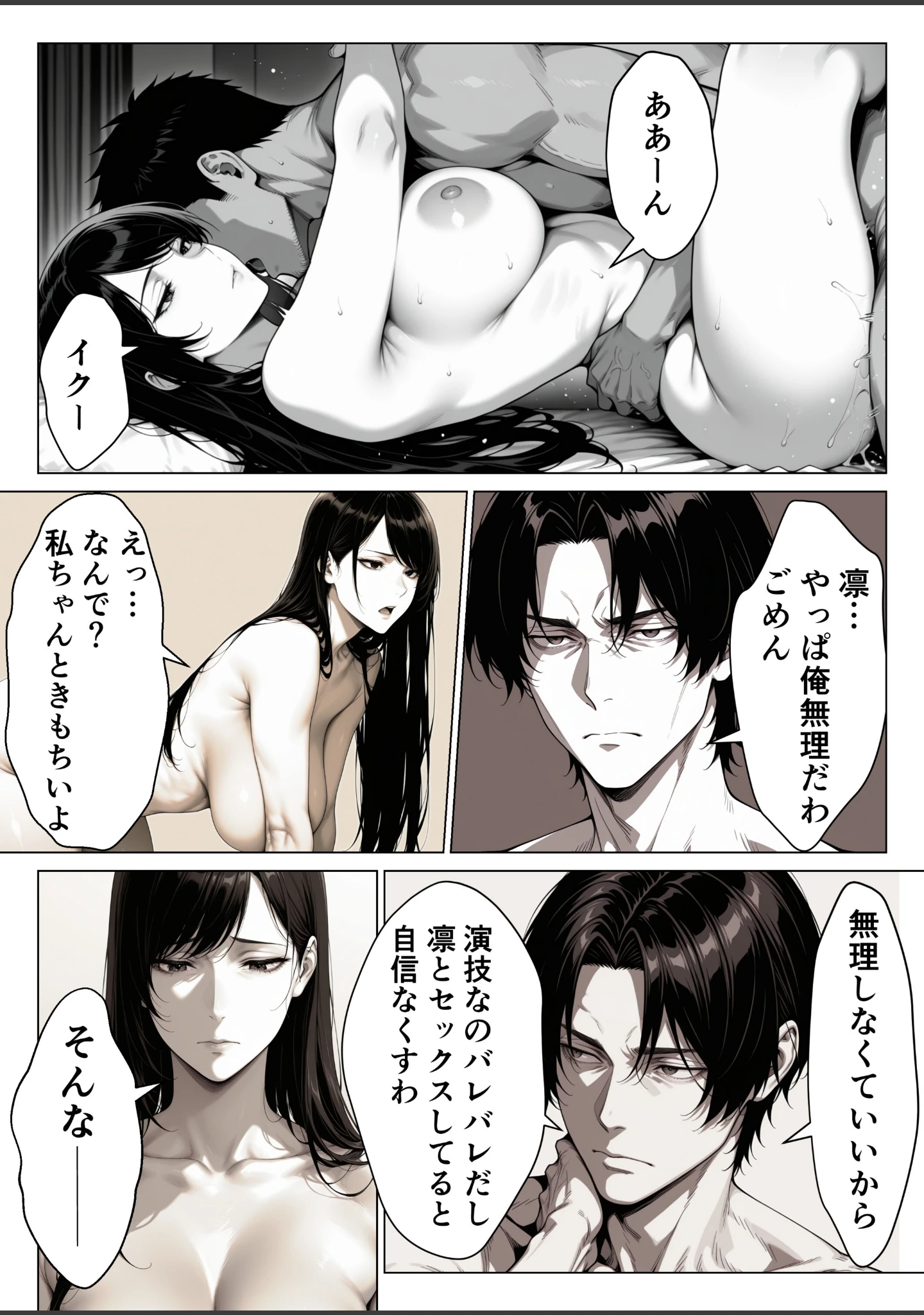 「男嫌いのクール女上司を僕のものにするために生ハメセックスで何度も絶頂させる話【モザイク版】」（りんごパイ） 試し読み 15ページ目