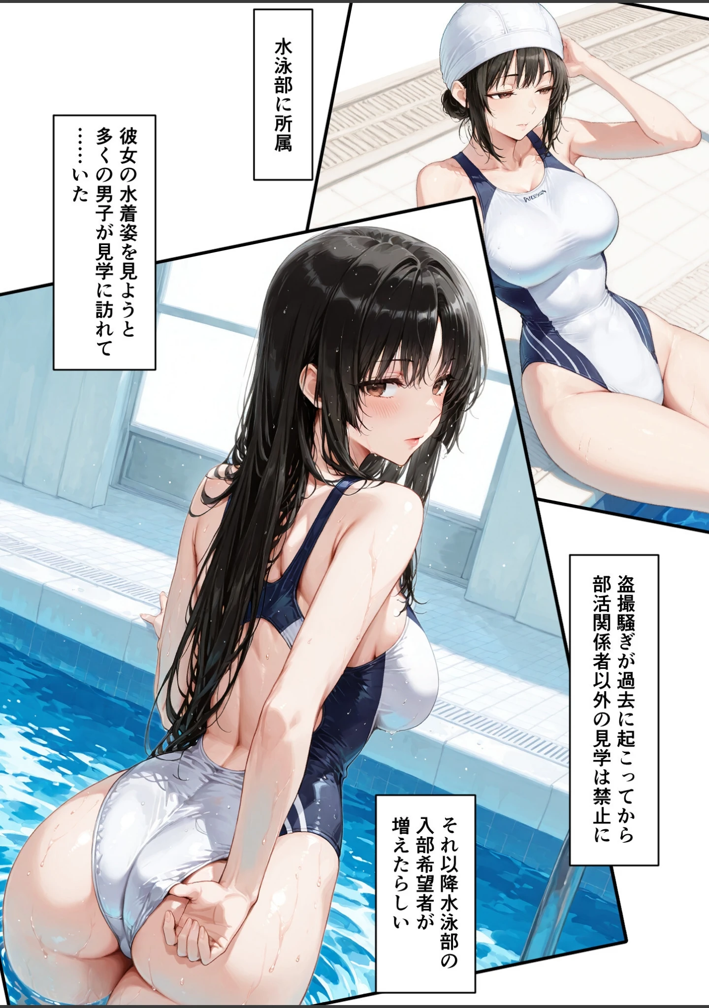 「仲良くなった水泳部のあの子が…【モザイク版】」（白星灯） 試し読み 10ページ目
