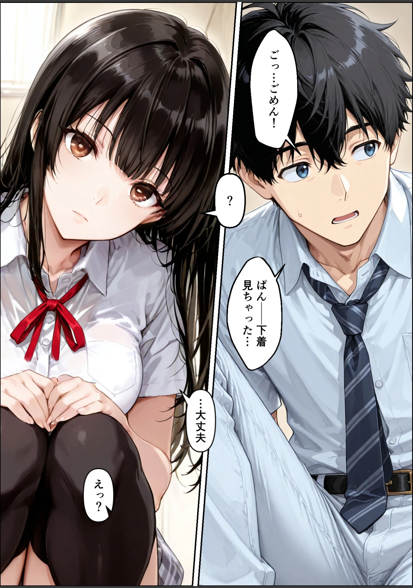 「仲良くなった水泳部のあの子が…【モザイク版】」（白星灯） 試し読み 4ページ目