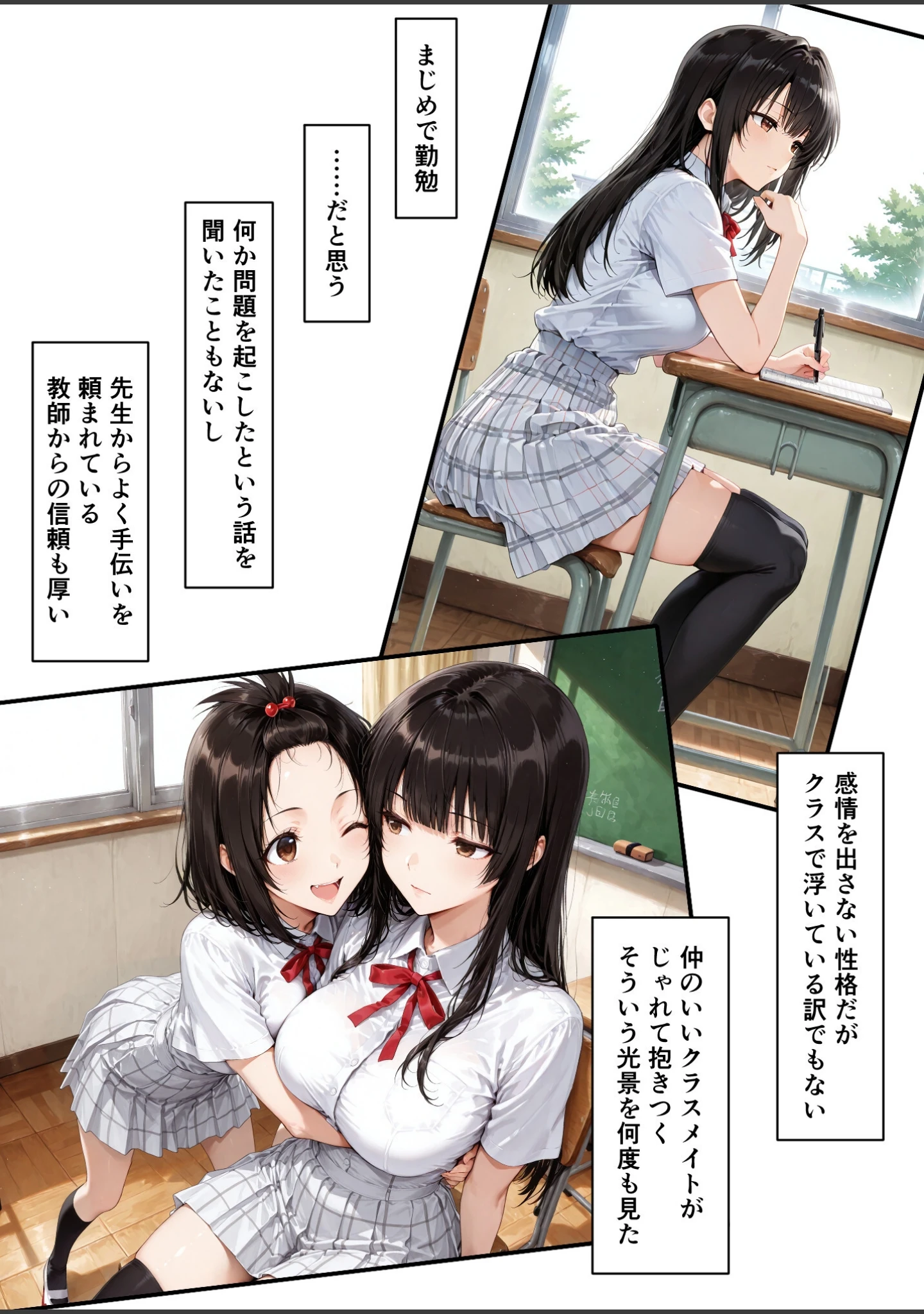 「仲良くなった水泳部のあの子が…【モザイク版】」（白星灯） 試し読み 8ページ目