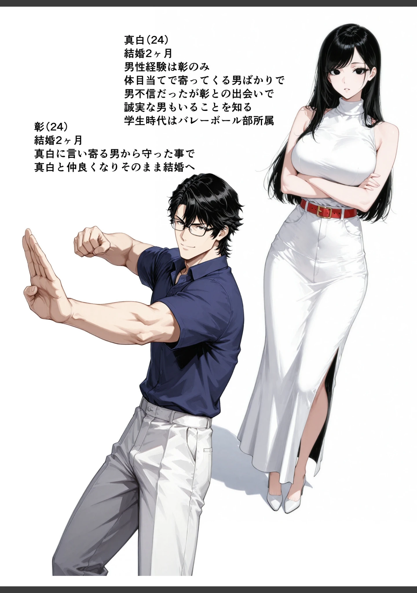 「気の強い人妻が寝取られ孕まされ托卵ストーリー【モザイク版】」（白星灯） 試し読み 2ページ目
