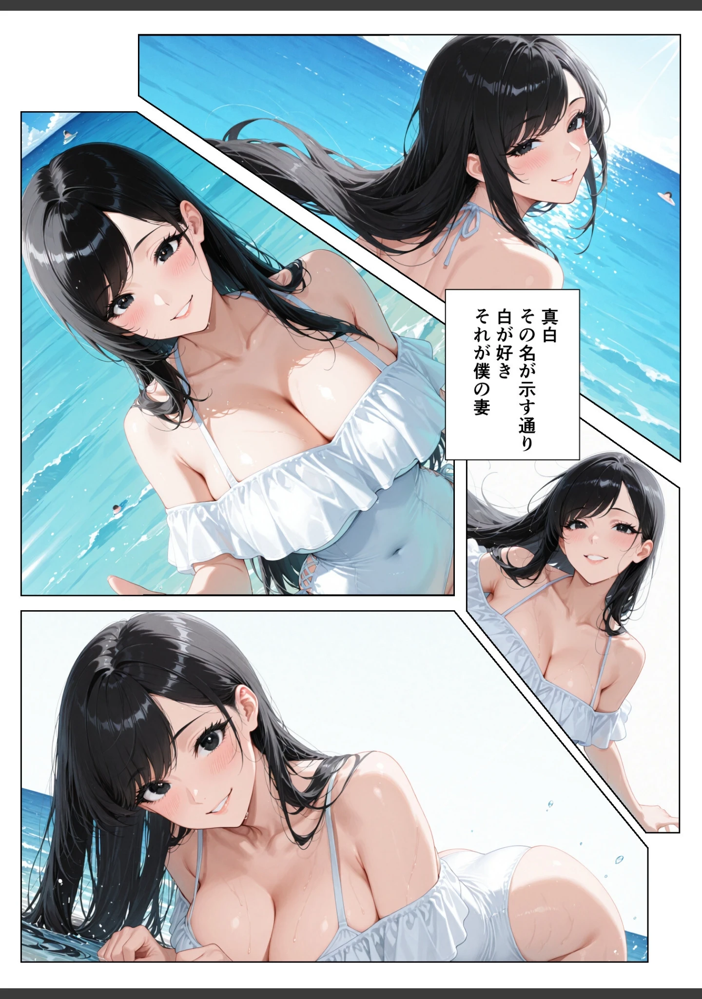 「気の強い人妻が寝取られ孕まされ托卵ストーリー【モザイク版】」（白星灯） 試し読み 6ページ目