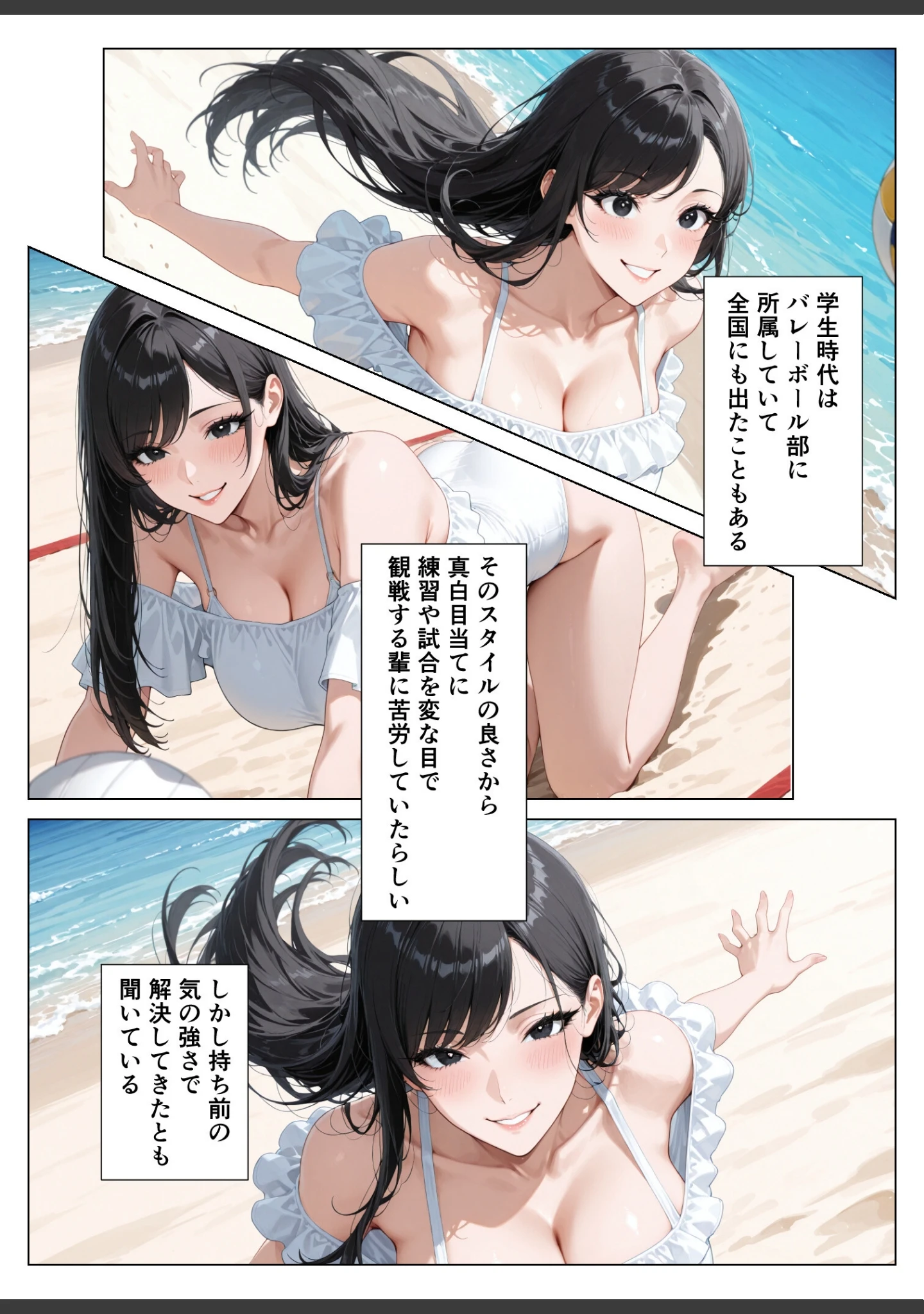 「気の強い人妻が寝取られ孕まされ托卵ストーリー【モザイク版】」（白星灯） 試し読み 8ページ目