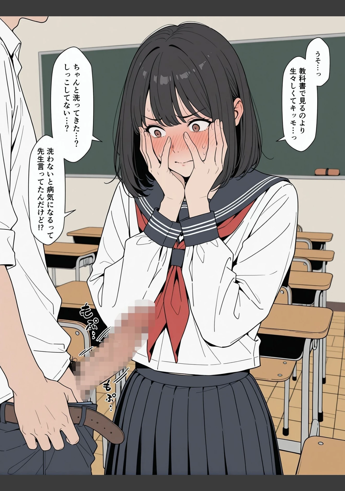 「僕らの性教育【モザイク版】」（禁断の果実） 試し読み 11ページ目