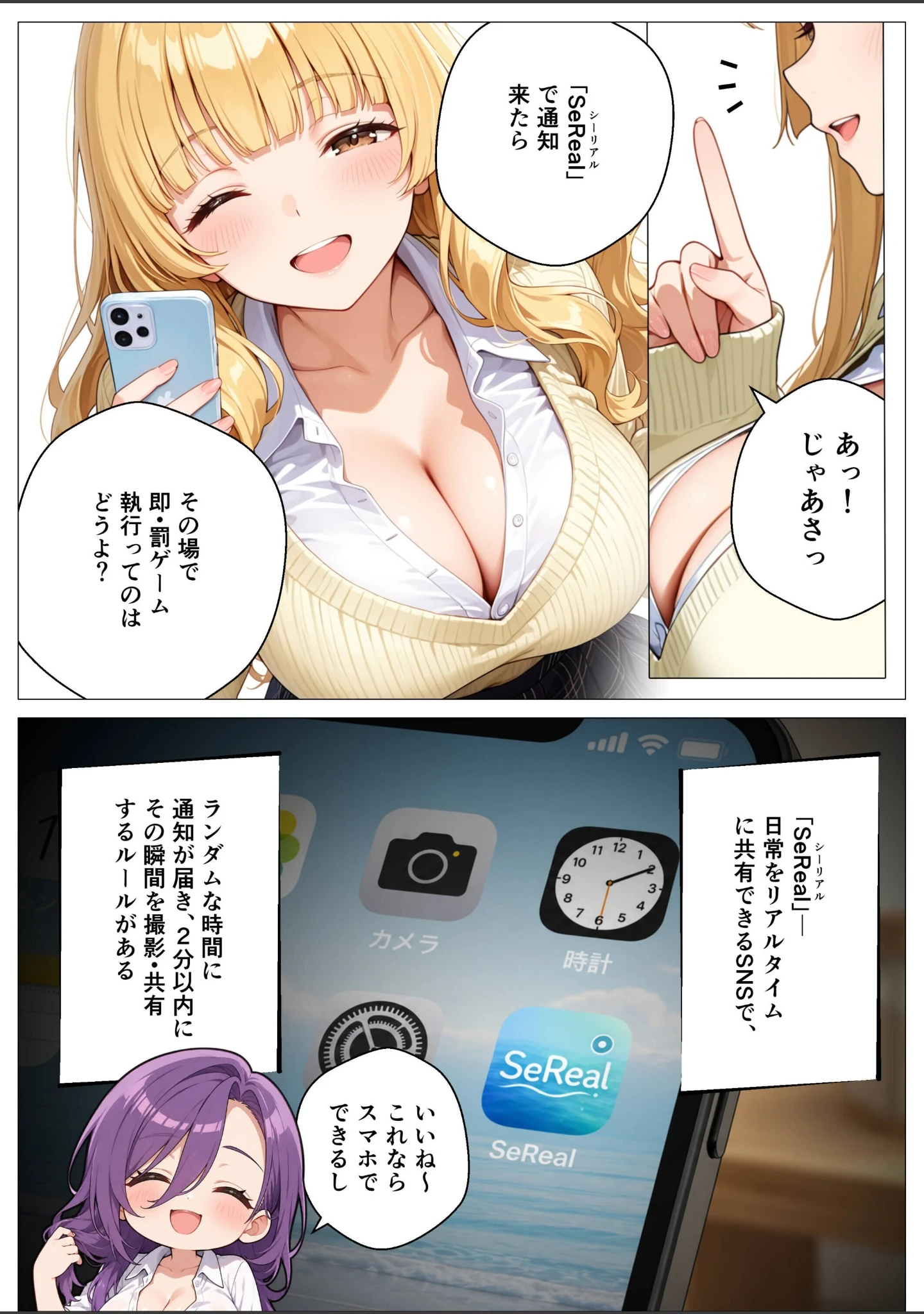 「モブの俺、茶道部を占領され、一軍ギャル4人組の罰ゲーム対象になった話【モザイク版】」（オナット製造） 試し読み 10ページ目