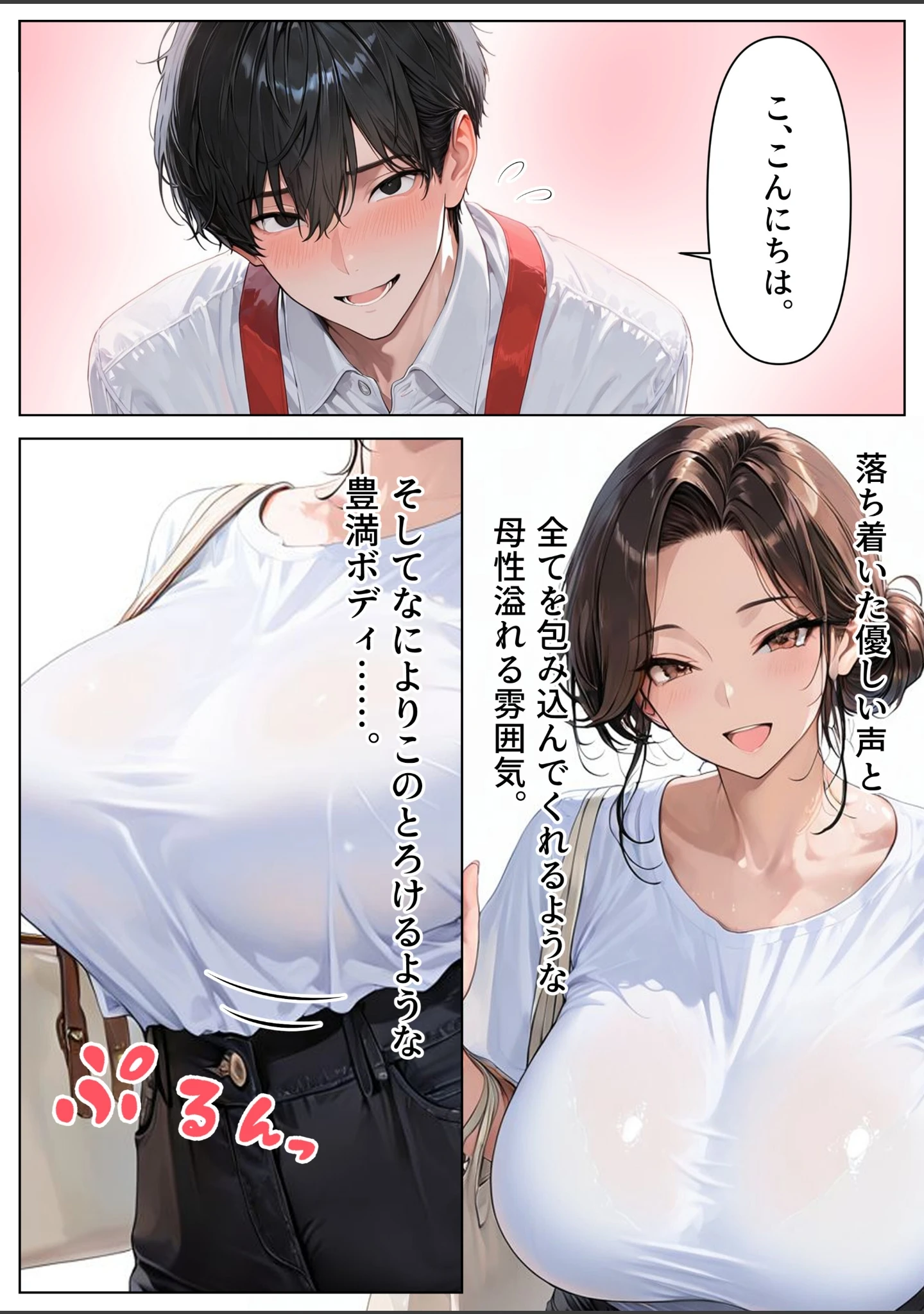 「2人目が欲しい常連の人妻を寝取り子作りセックスしまくった話【モザイク版】」（めろうたいむ） 試し読み 2ページ目