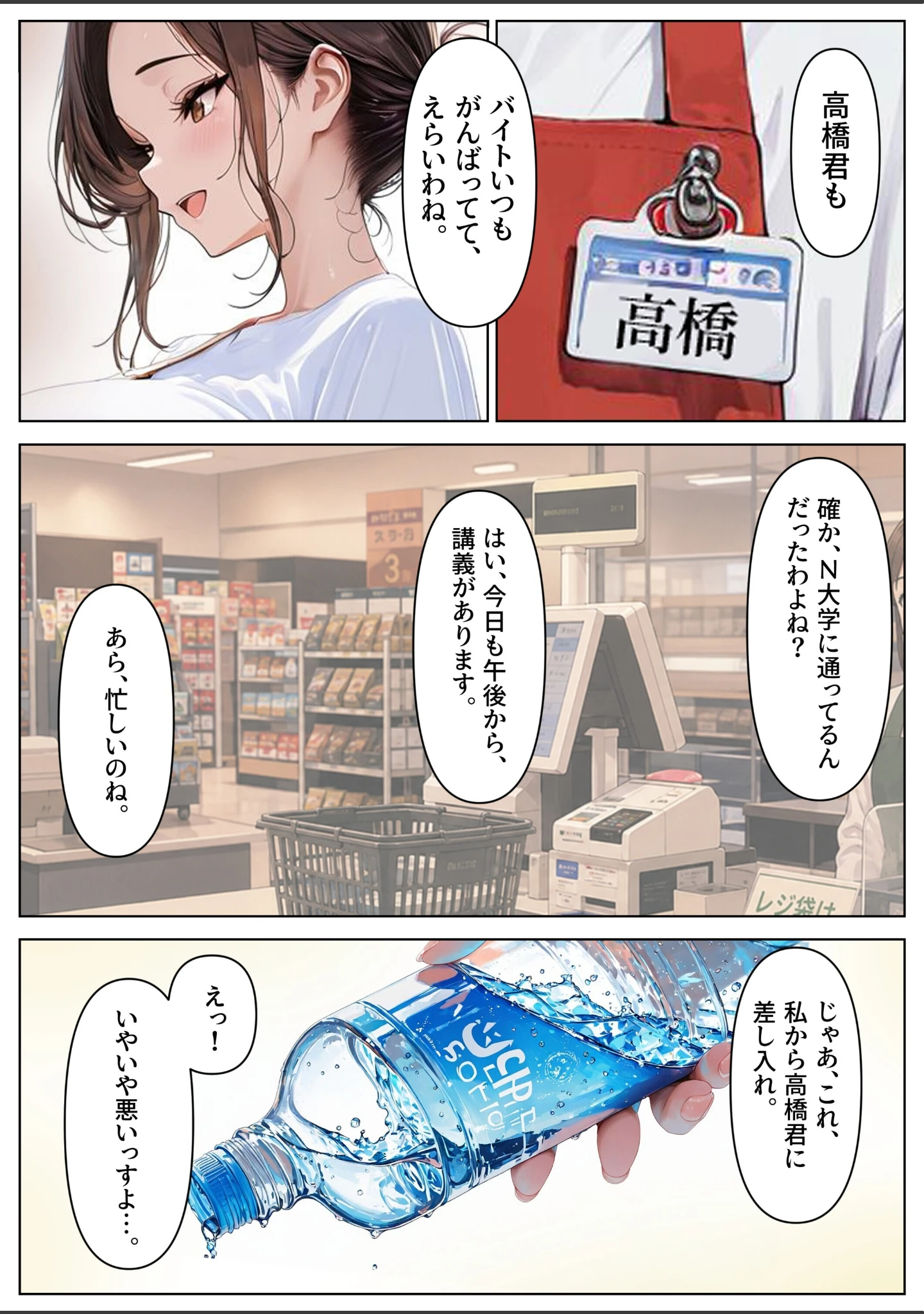 「2人目が欲しい常連の人妻を寝取り子作りセックスしまくった話【モザイク版】」（めろうたいむ） 試し読み 5ページ目