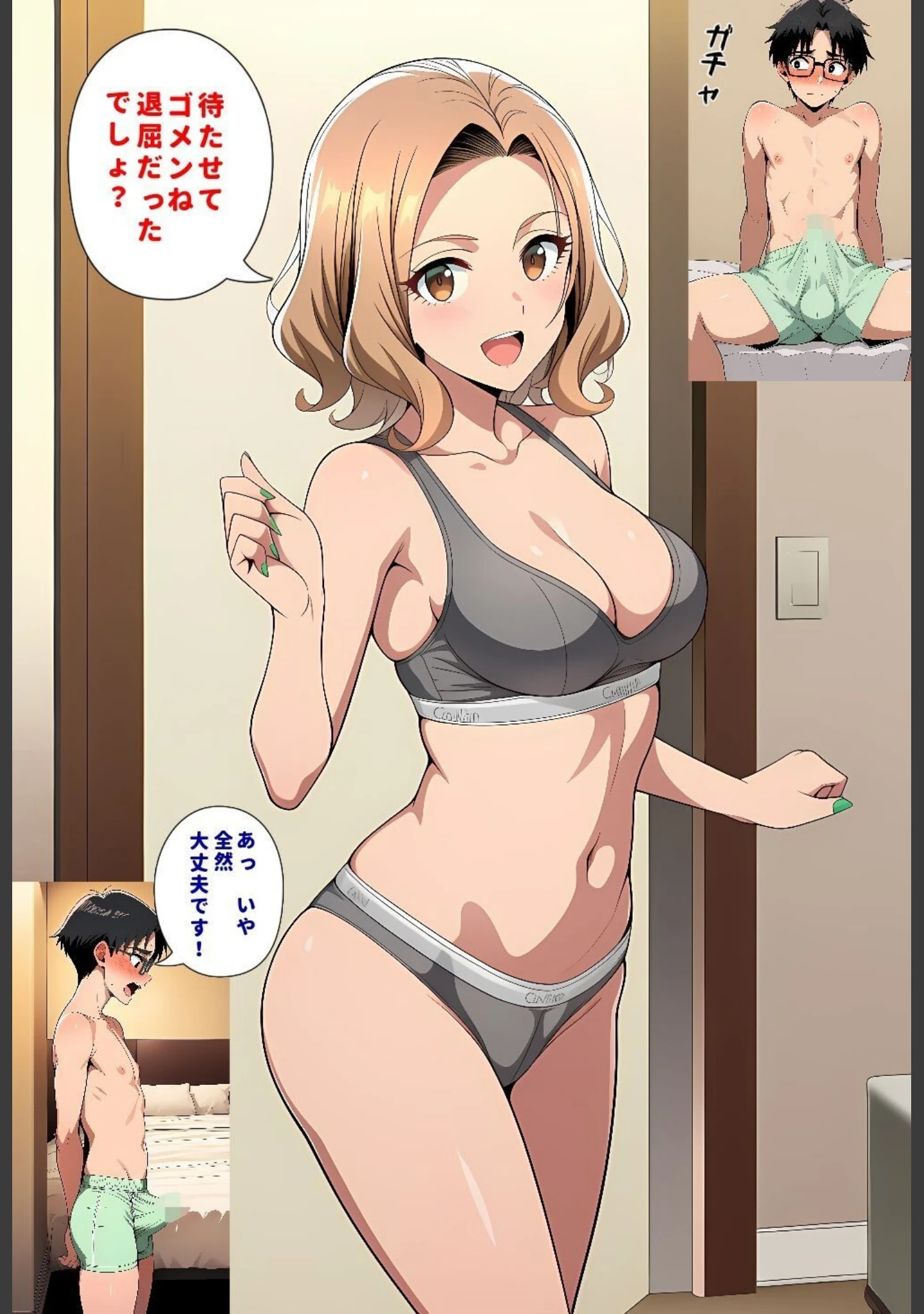 「委員長とギャルがセックス勝負【モザイク版】」（暇人クラブ） 試し読み 9ページ目