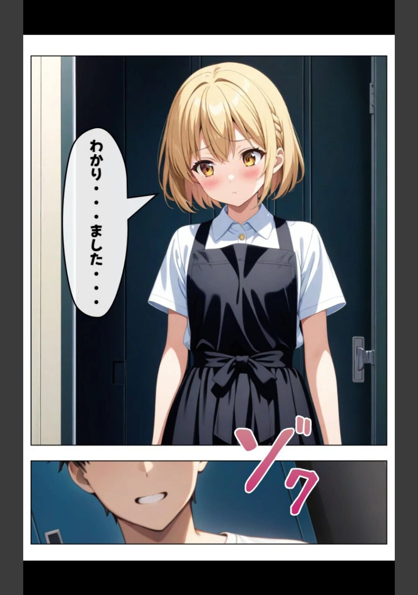 「くそキモ店長に弱みを握られ〇されまっくた金髪ロ〇JK【白抜き修正版】」（憧れ委員会） 試し読み 10ページ目