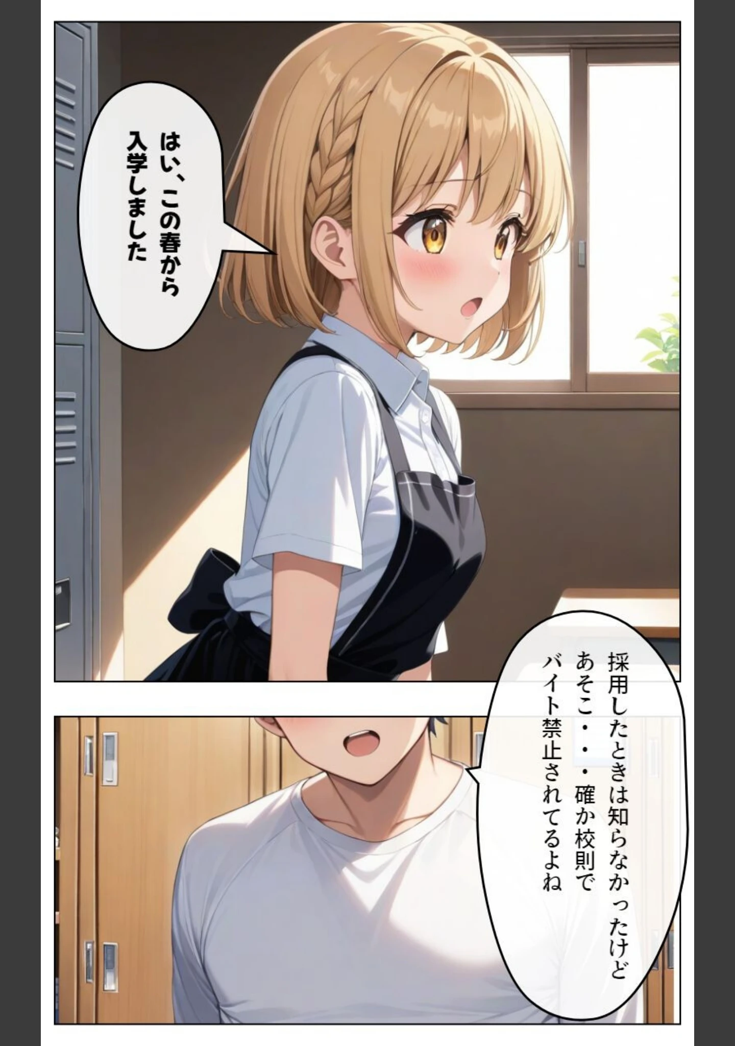 「くそキモ店長に弱みを握られ〇されまっくた金髪ロ〇JK【白抜き修正版】」（憧れ委員会） 試し読み 6ページ目