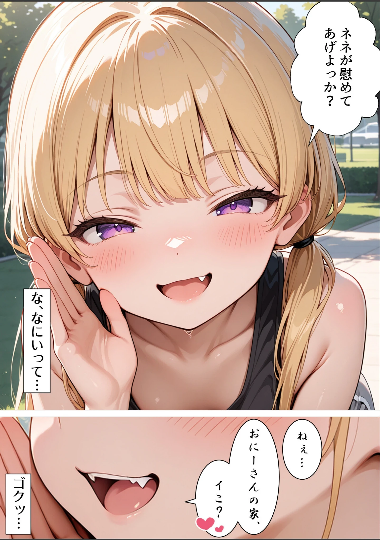 「失恋したら生意気メスガキ少女と煽られわからされSEXできました。【白抜き修正版】」（メスガキっ娘ぐらし） 試し読み 5ページ目